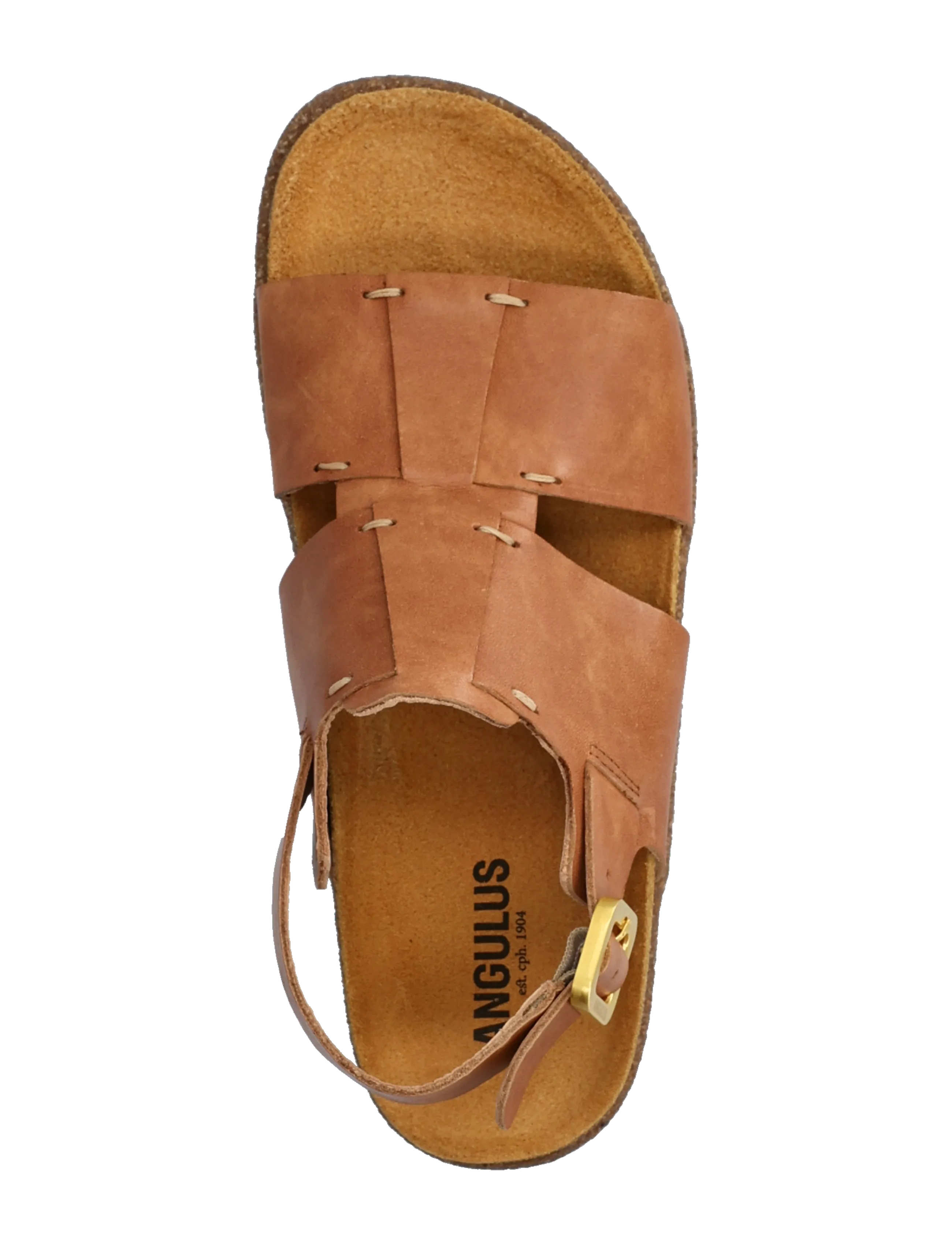 ANGULUS - Sandals - flat  - open toe - op - matalat sandaalit - 3637 tan - 3