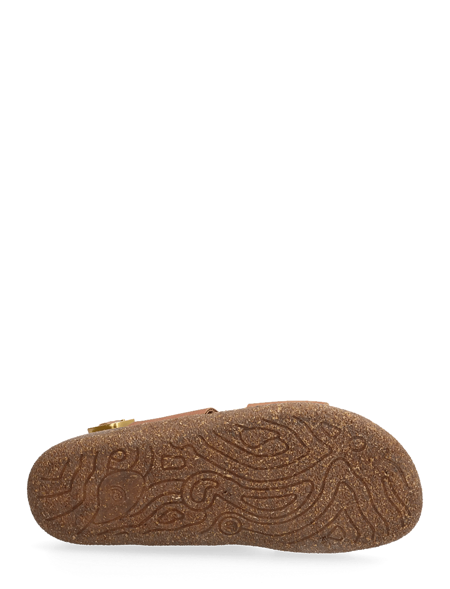 ANGULUS - Sandals - flat - open toe - op - matalat sandaalit - 3637 tan - 4