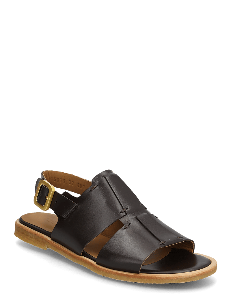 ANGULUS - Sandals - flat - flat sandals - 3639 dark brown - 0