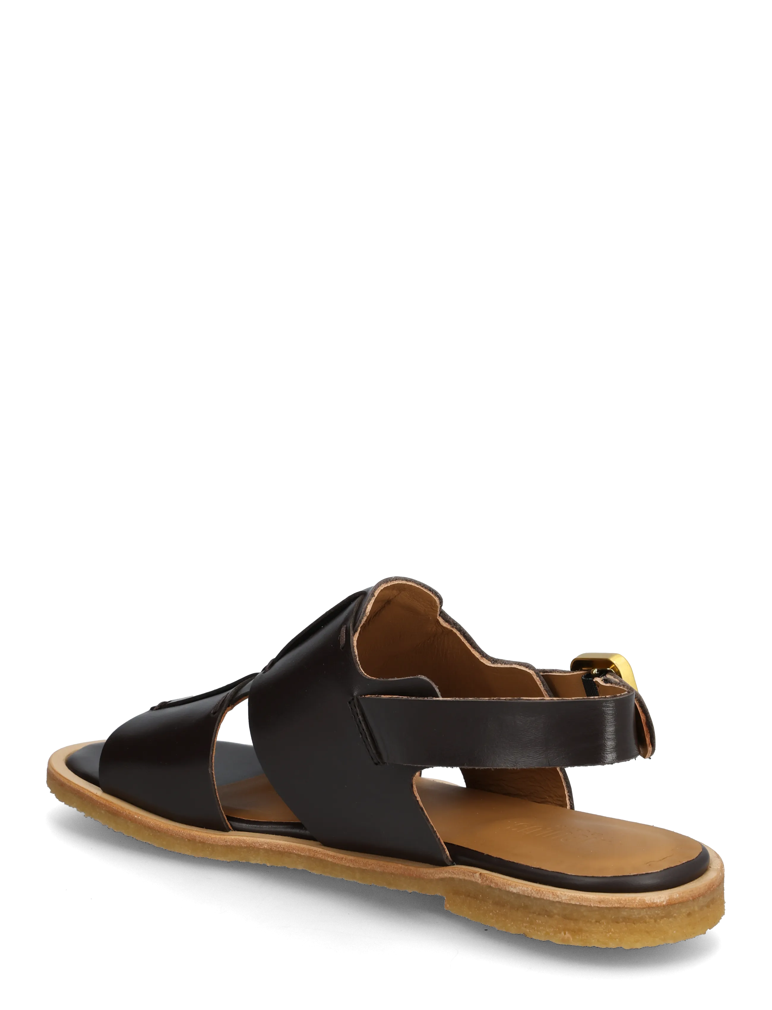 ANGULUS - Sandals - flat - lygiapadės basutės - 3639 dark brown - 2