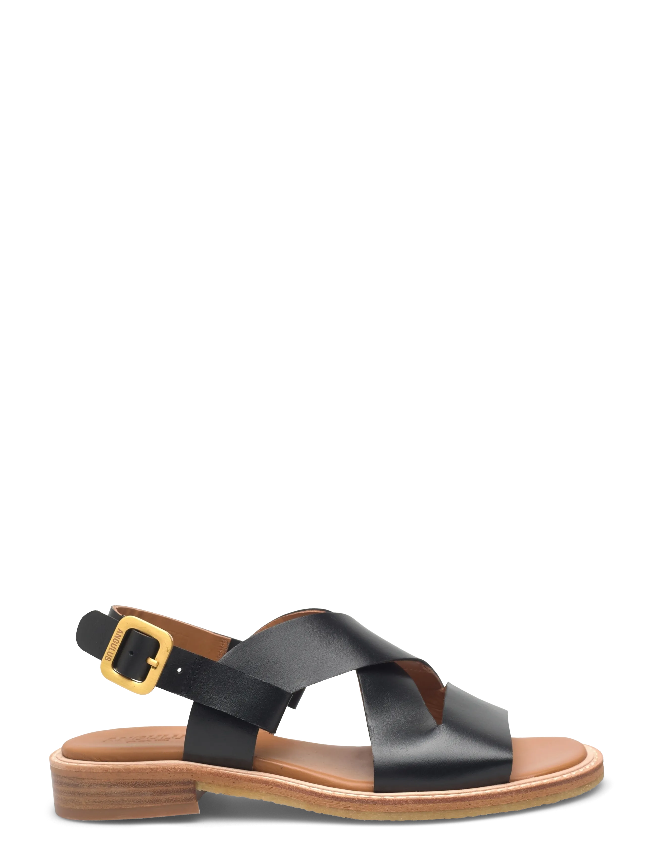 ANGULUS - Sandals - flat  - open toe - op - flat sandals - 1785 black - 1