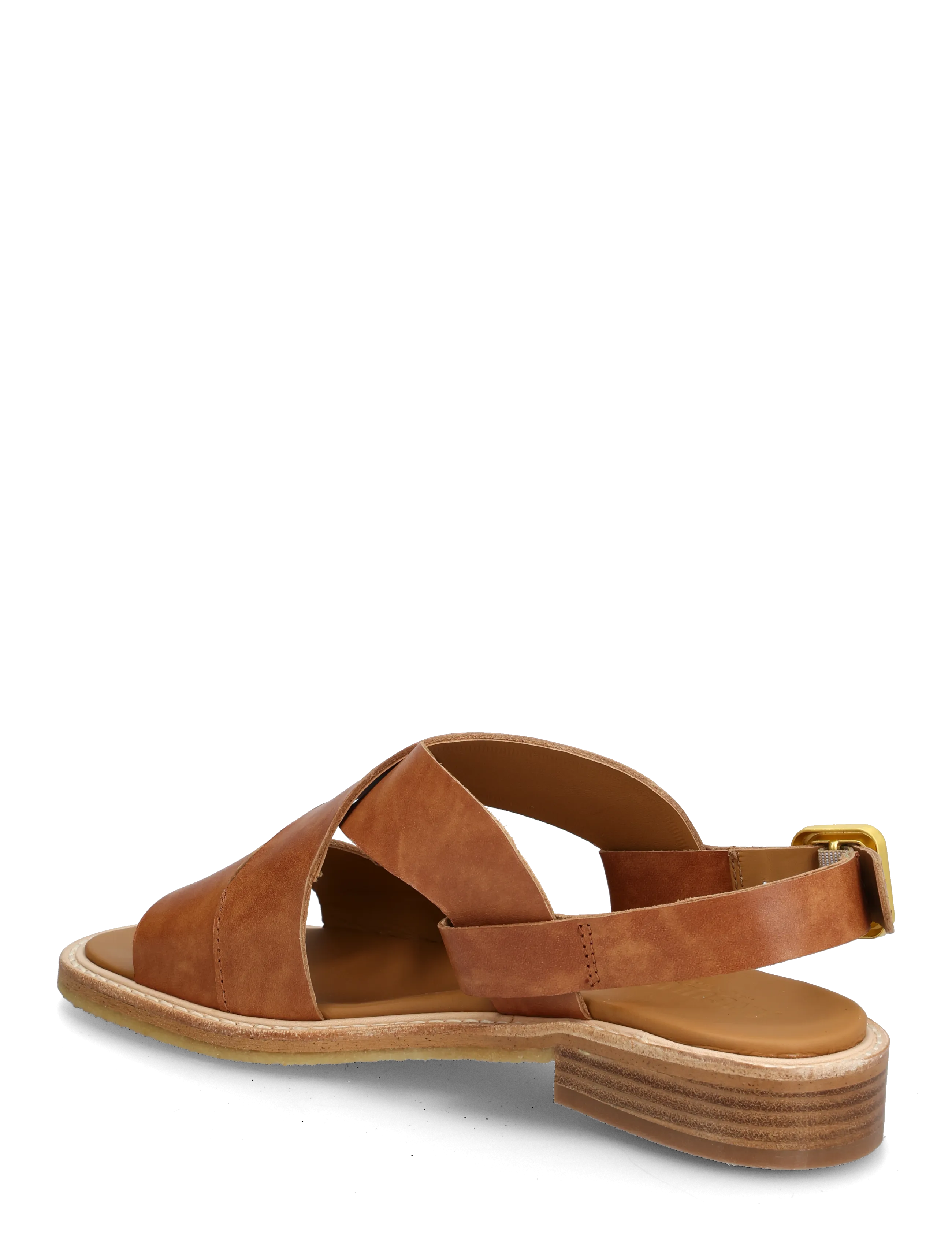 ANGULUS - Sandals - flat  - open toe - op - kontsata sandaalid - 3637 tan - 3
