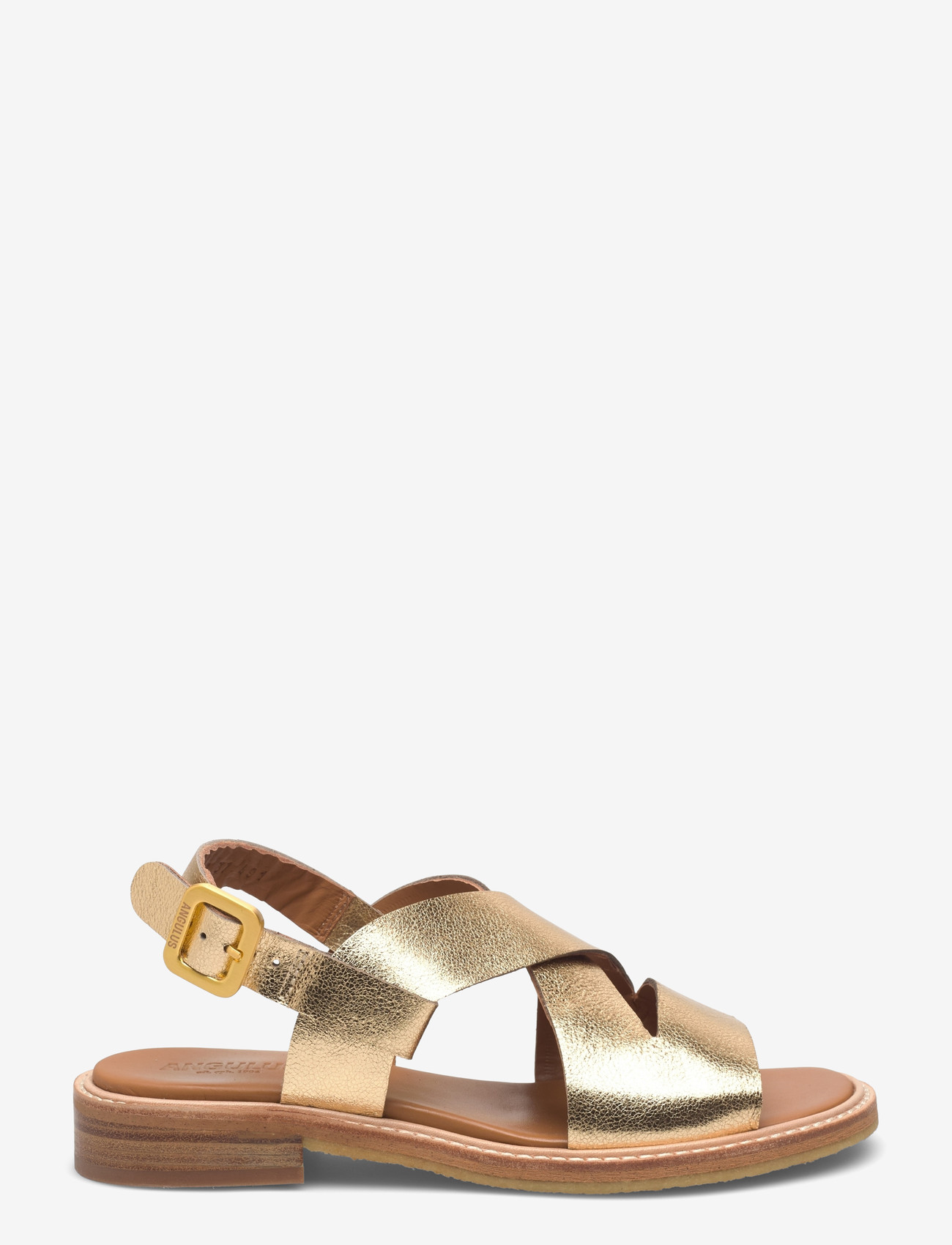 ANGULUS - Sandals - flat  - open toe - op - flade sandaler - 3643 gold - 1