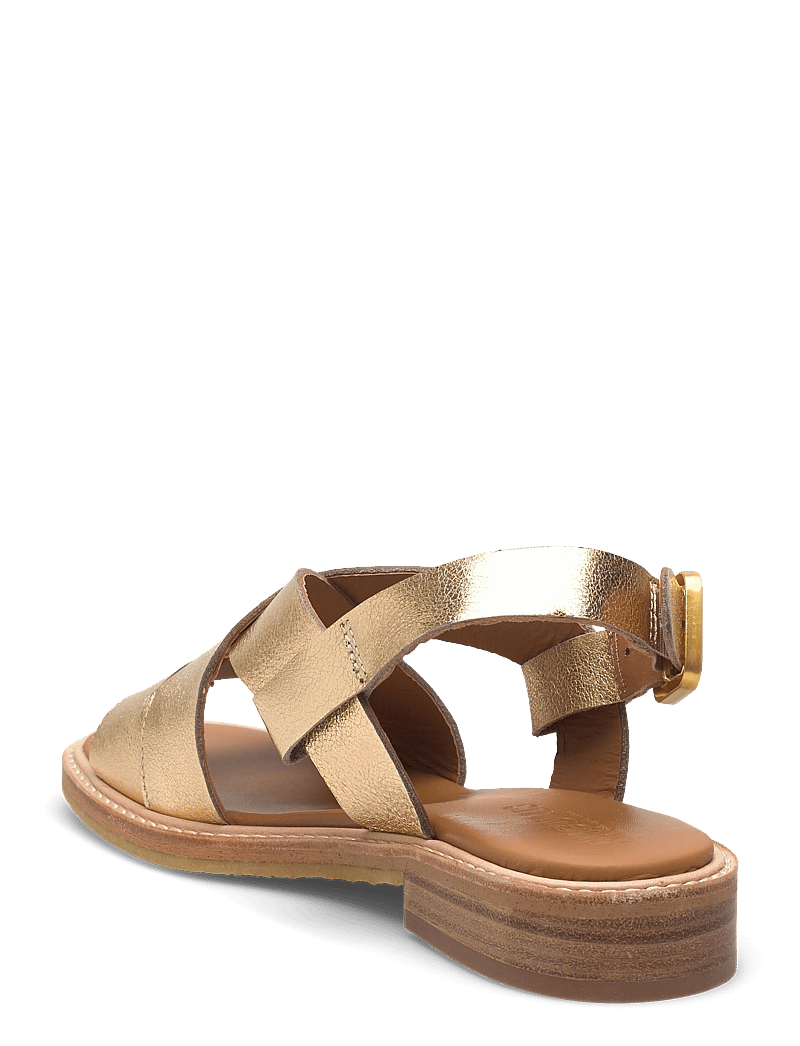 ANGULUS - Sandals - flat - open toe - op - flade sandaler - 3643 gold - 2