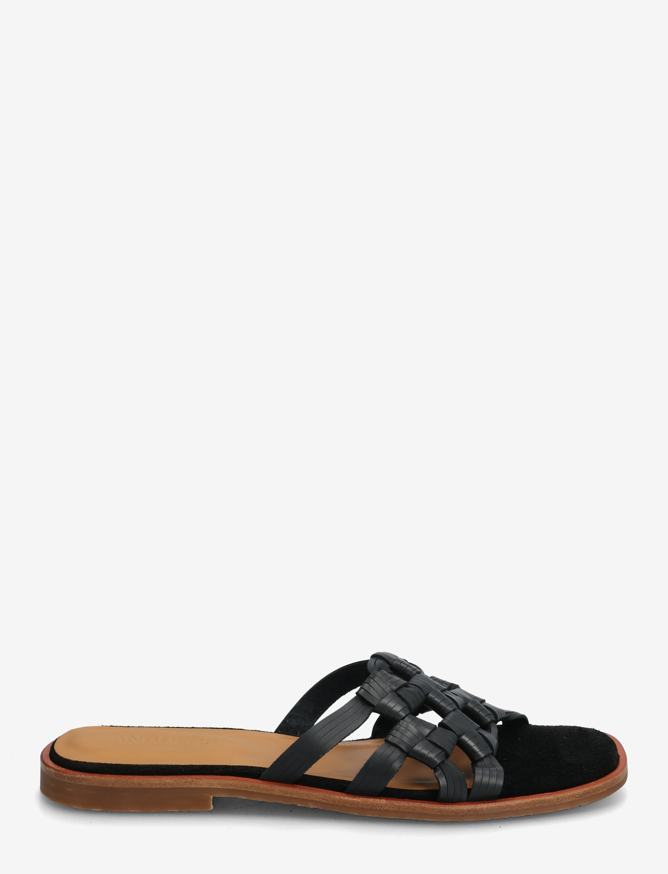 ANGULUS - Sandals - flat - flade sandaler - 4681/1163 black braid/black - 1