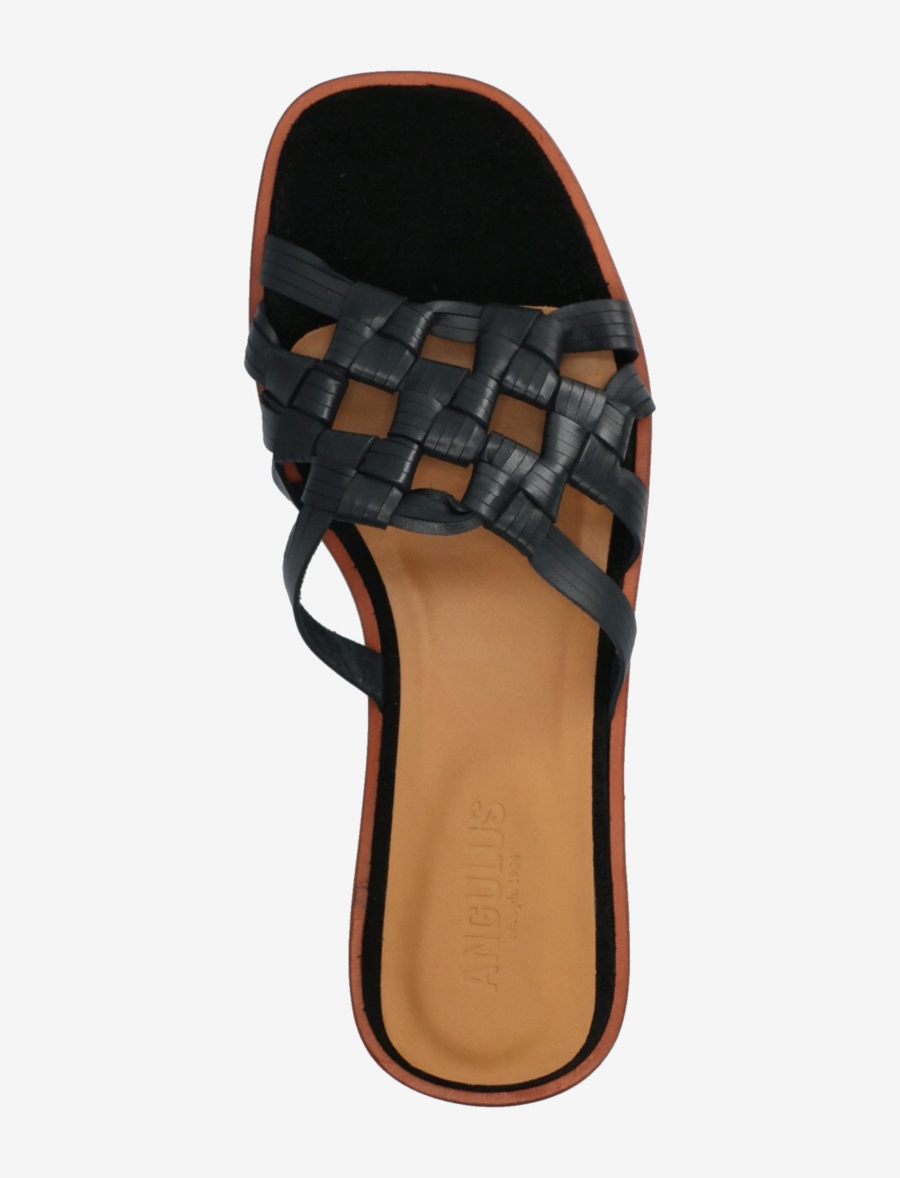 ANGULUS - Sandals - flat - flade sandaler - 4681/1163 black braid/black - 3
