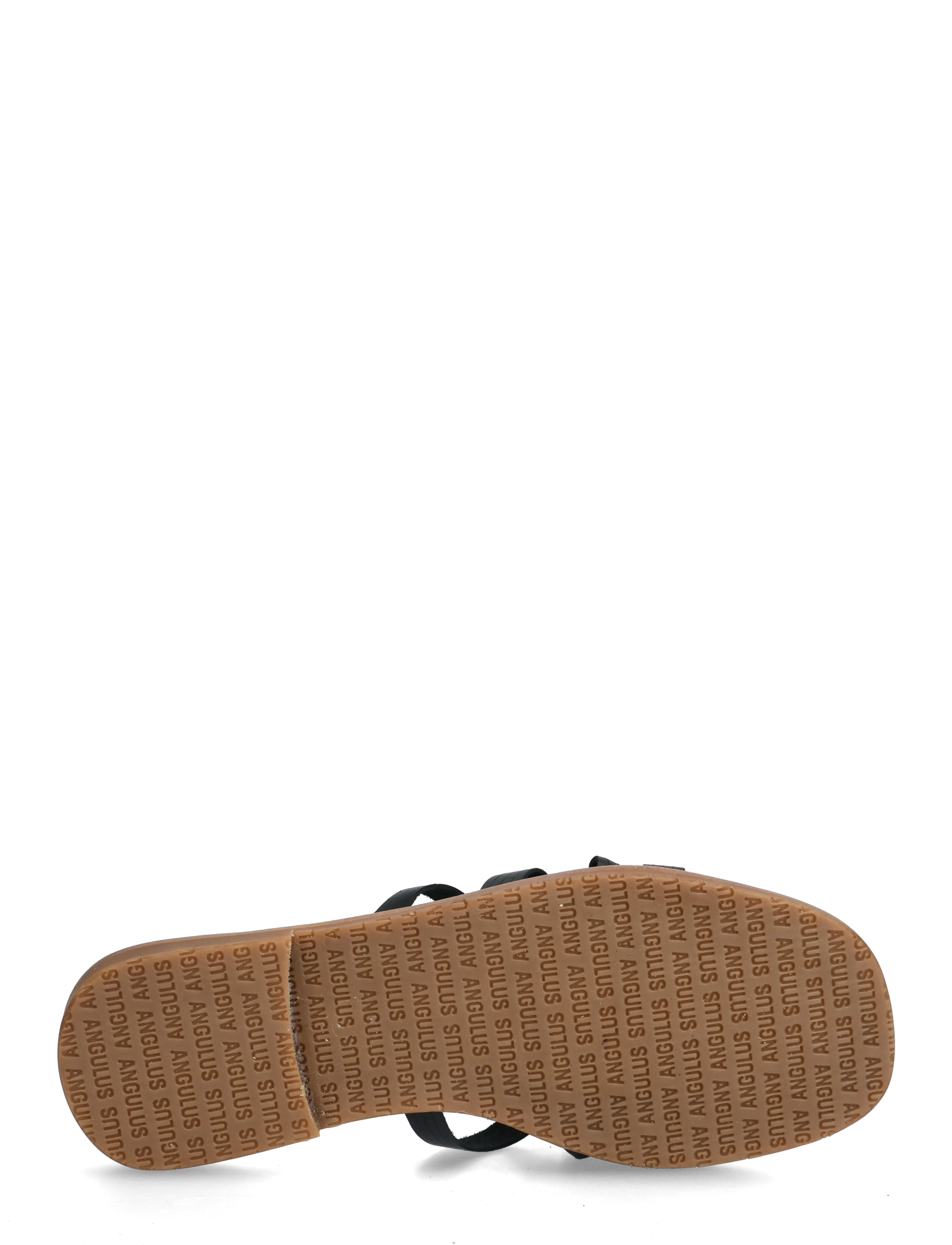 ANGULUS - Sandals - flat - sandales plates - 4681/1163 black braid/black - 4