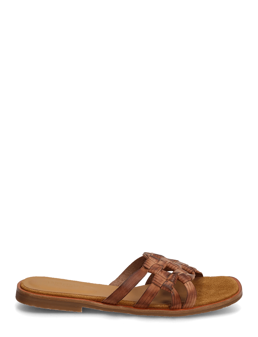 ANGULUS - Sandals - flat - flache sandalen - 4683/f46 tan - 1