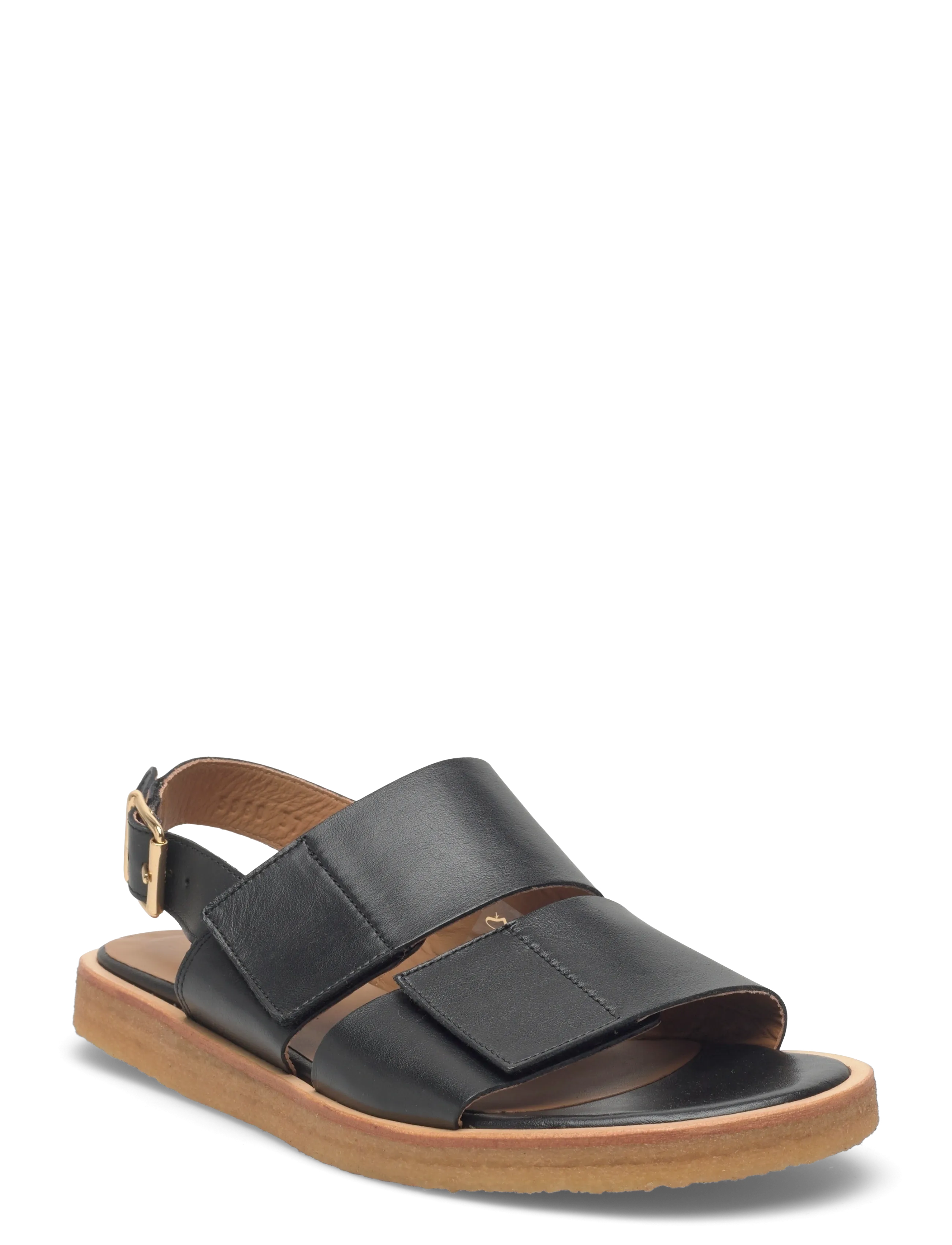 ANGULUS Sandals Flat Open Toe Op, 38.5, Sandals, Schwarz - Frauen