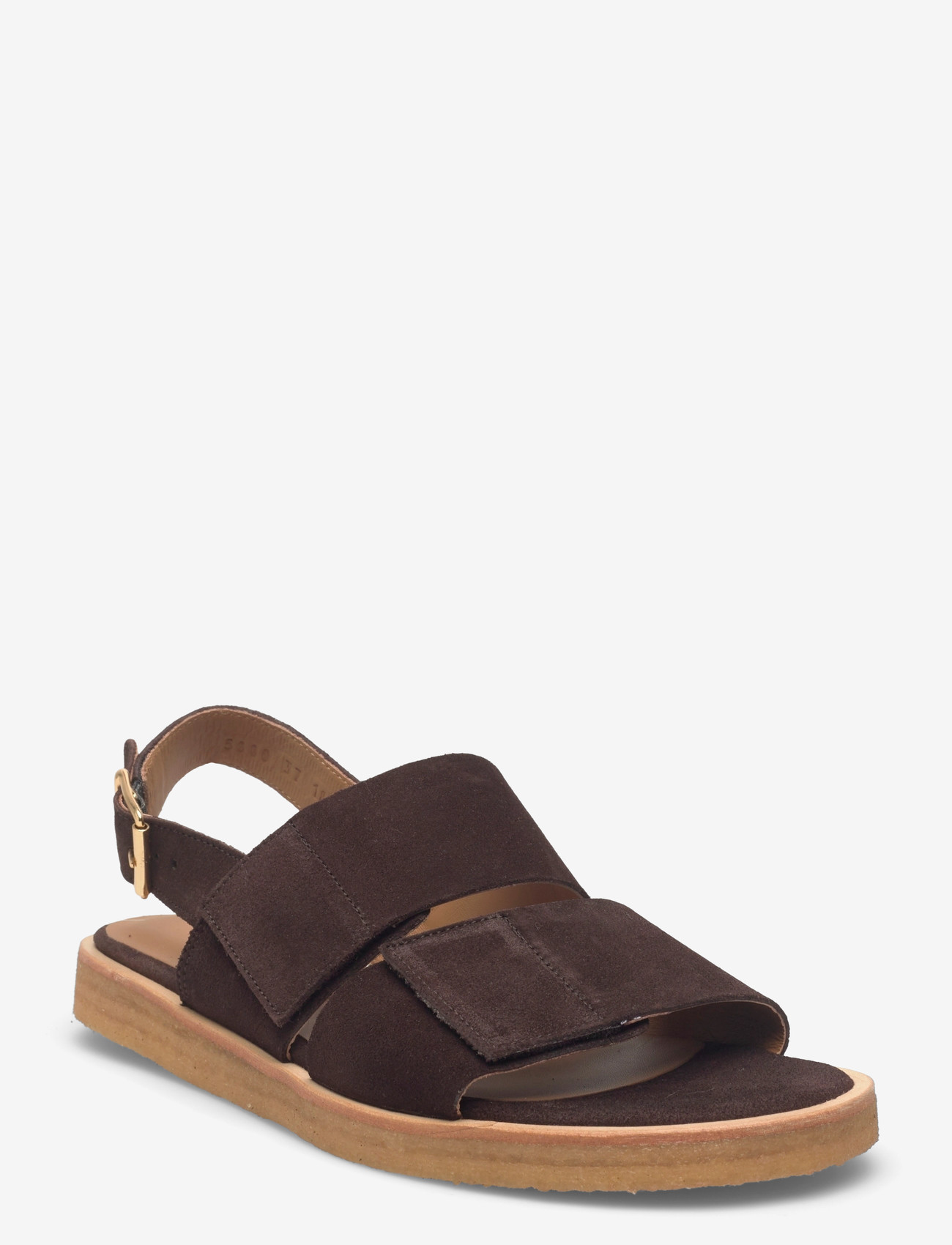 ANGULUS - Sandals - flat  - open toe - op - flade sandaler - 2193 dark brown - 0