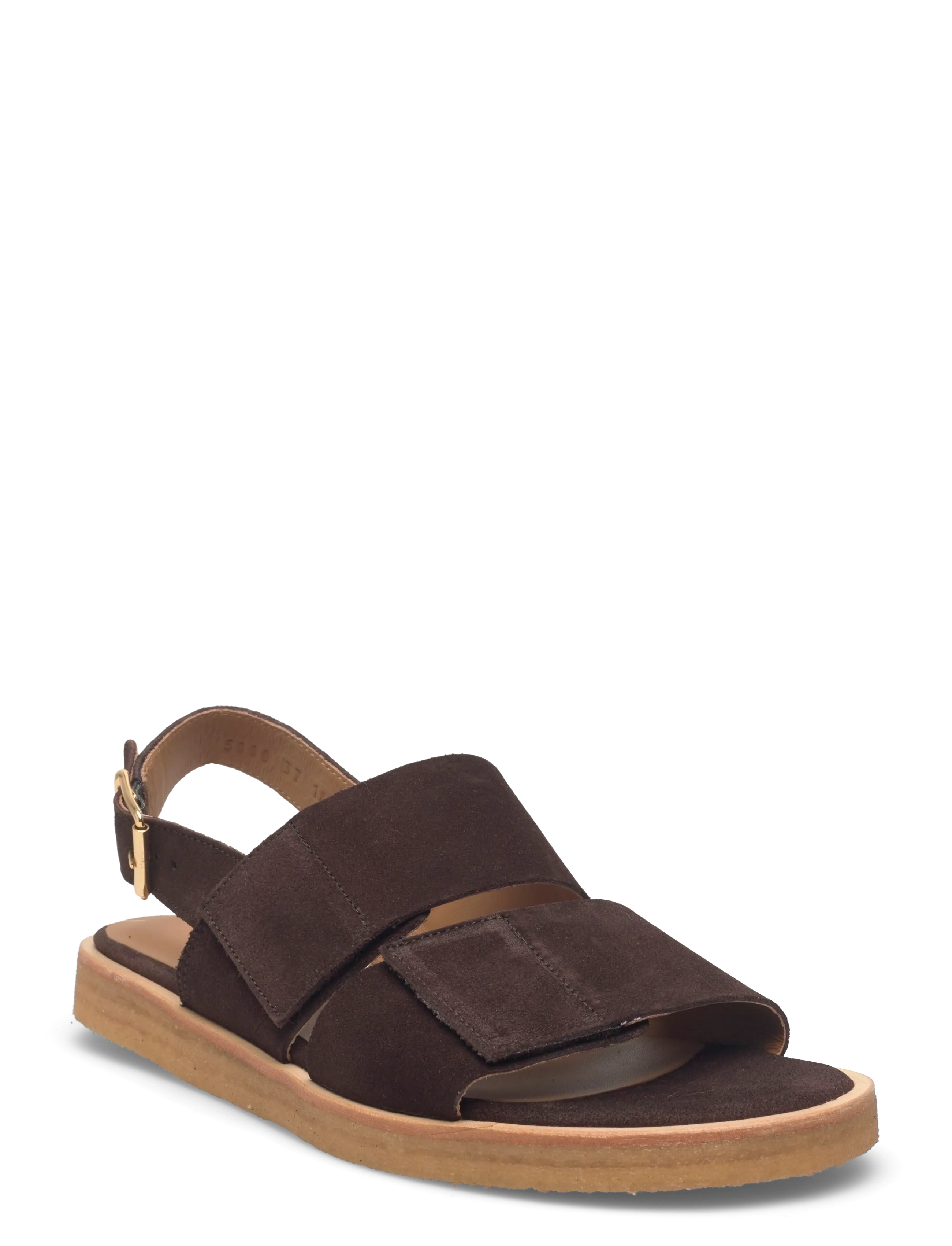 ANGULUS Sandals - flat  - open toe - op - Schuhe - 2193 DARK BROWN / brown