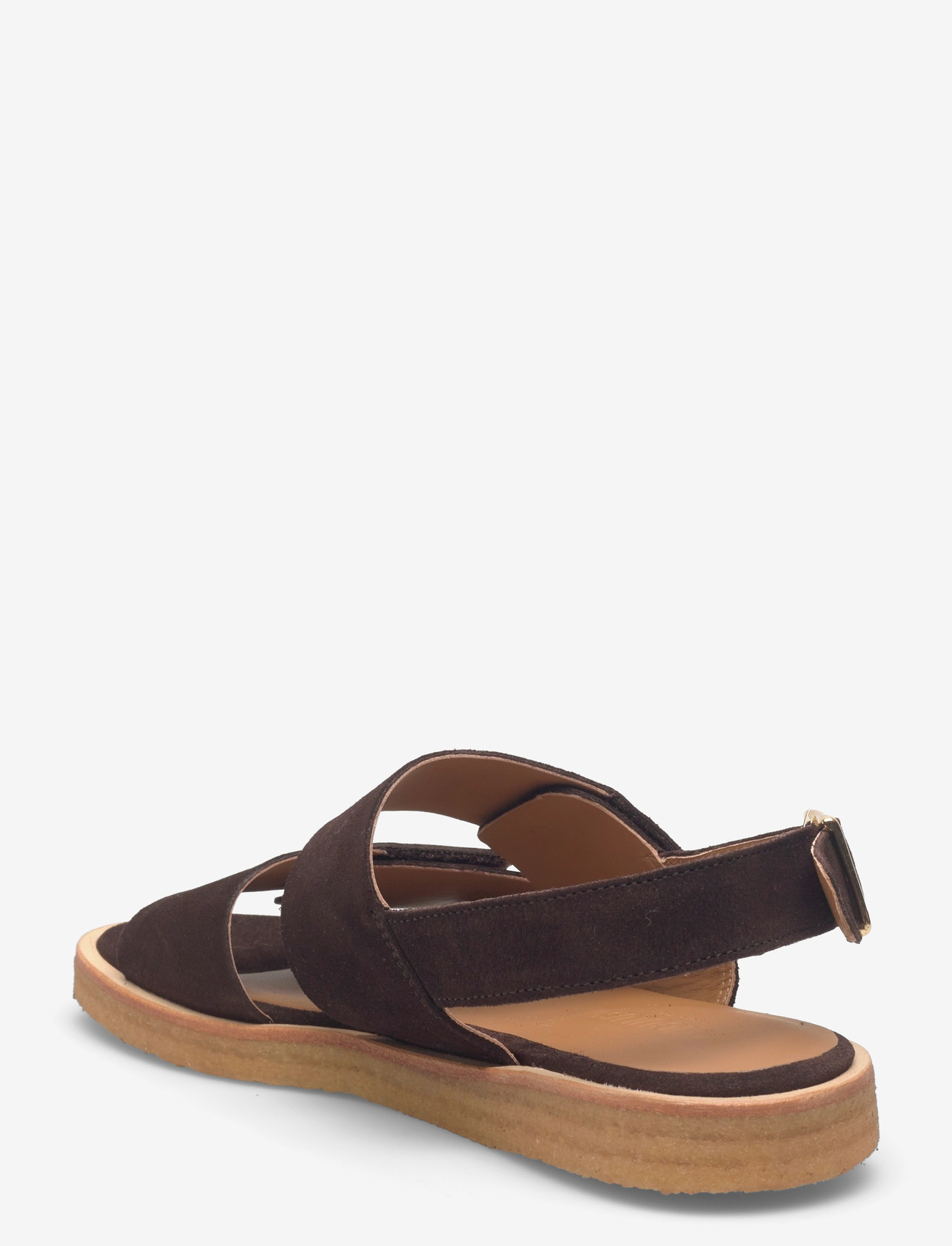 ANGULUS - Sandals - flat  - open toe - op - flade sandaler - 2193 dark brown - 2