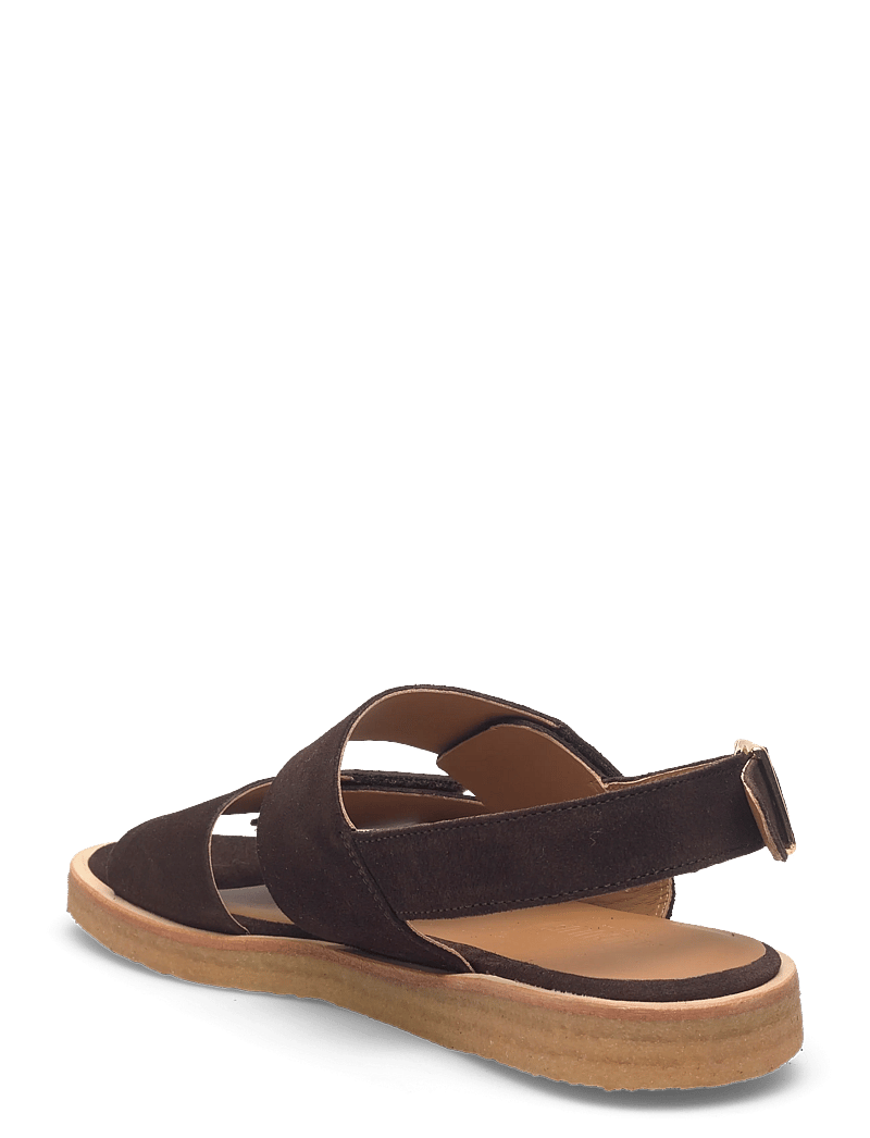 ANGULUS - Sandals - flat - open toe - op - flade sandaler - 2193 dark brown - 2