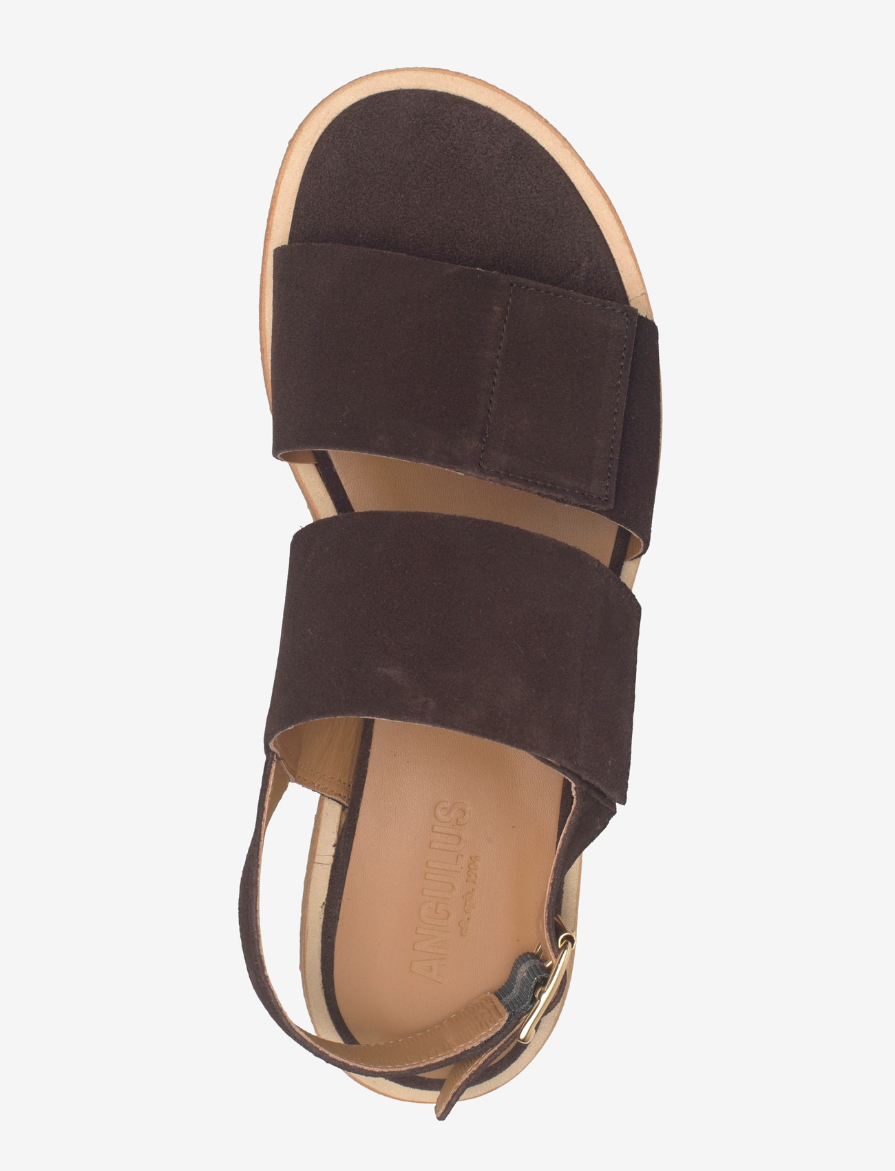 ANGULUS - Sandals - flat  - open toe - op - flade sandaler - 2193 dark brown - 3