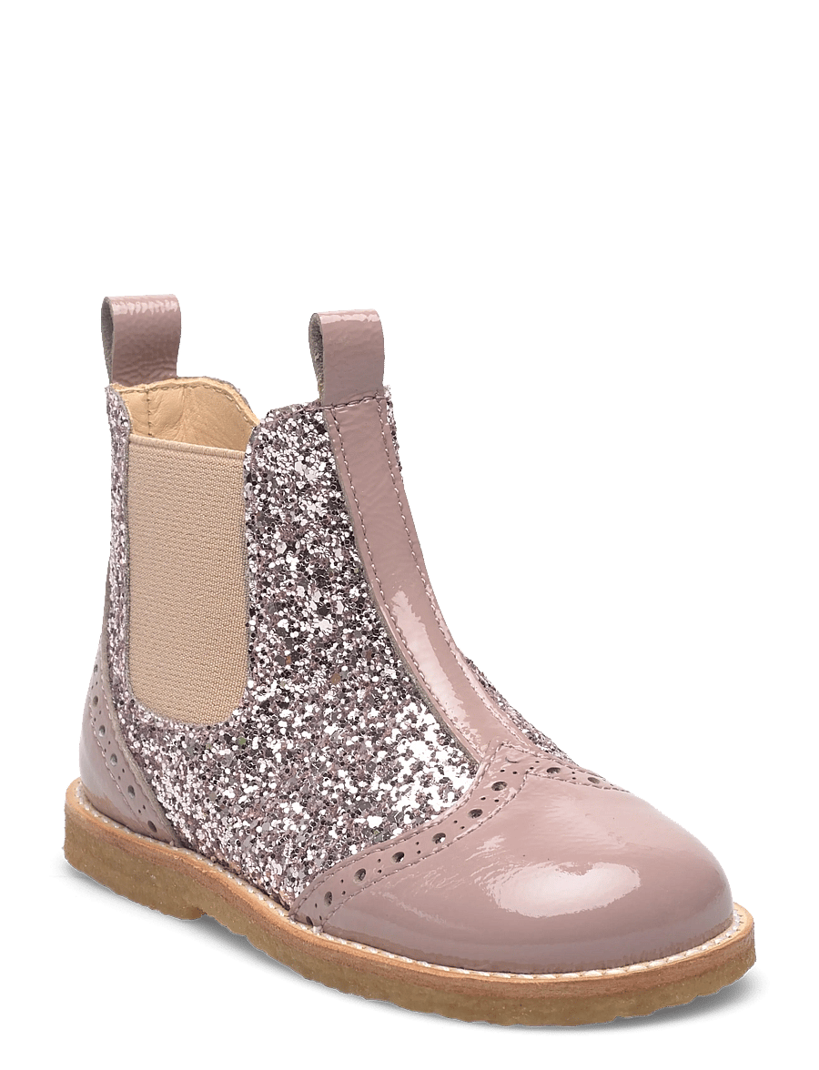 ANGULUS - Booties - flat - with zipper - støvler - 1387/4033/077 faded rose/bloss - 0