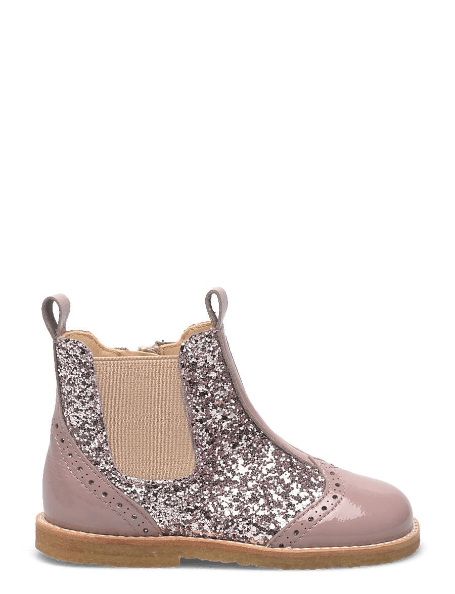ANGULUS - Booties - flat - with zipper - støvler - 1387/4033/077 faded rose/bloss - 1