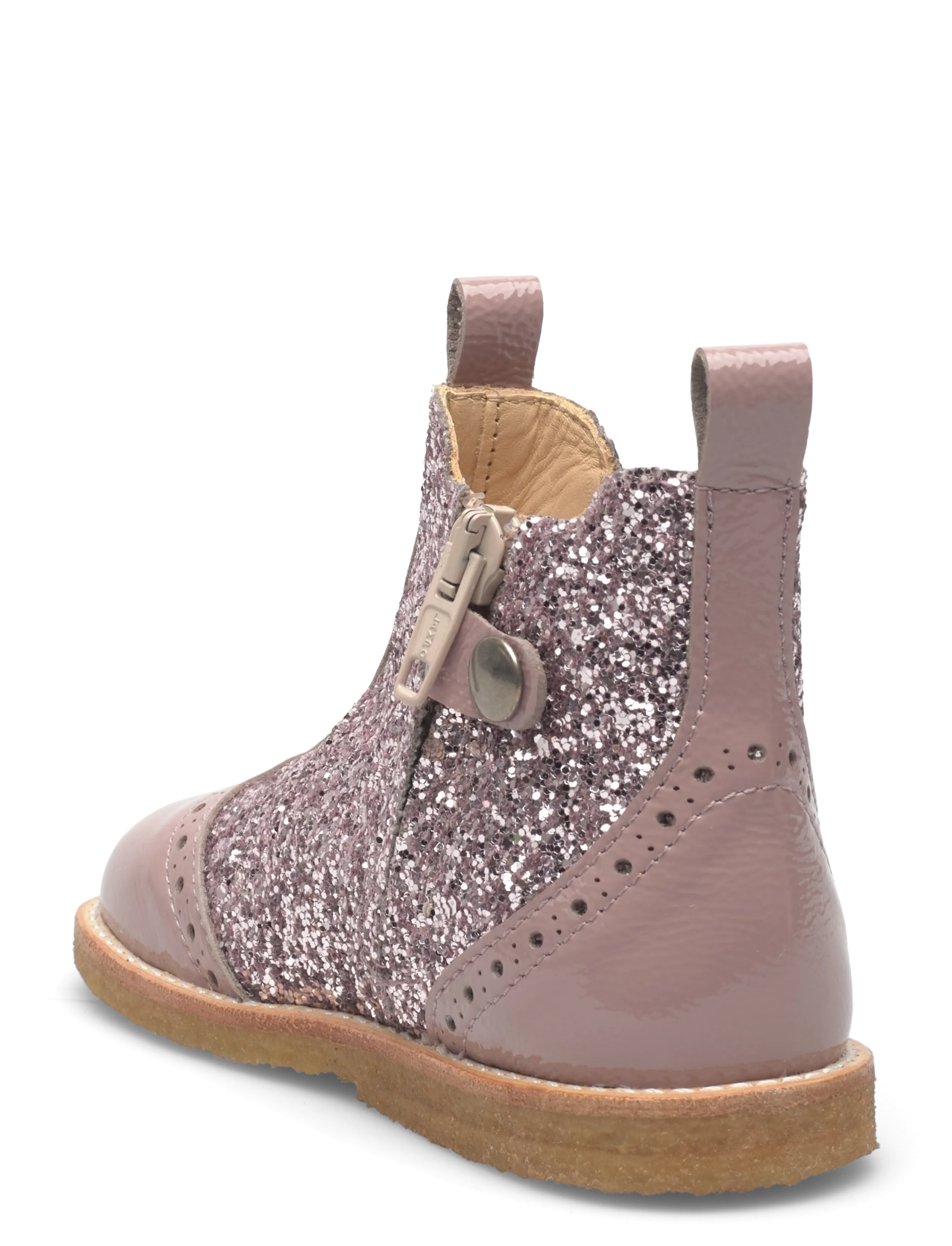 ANGULUS - Booties - flat - with zipper - støvler - 1387/4033/077 faded rose/bloss - 2