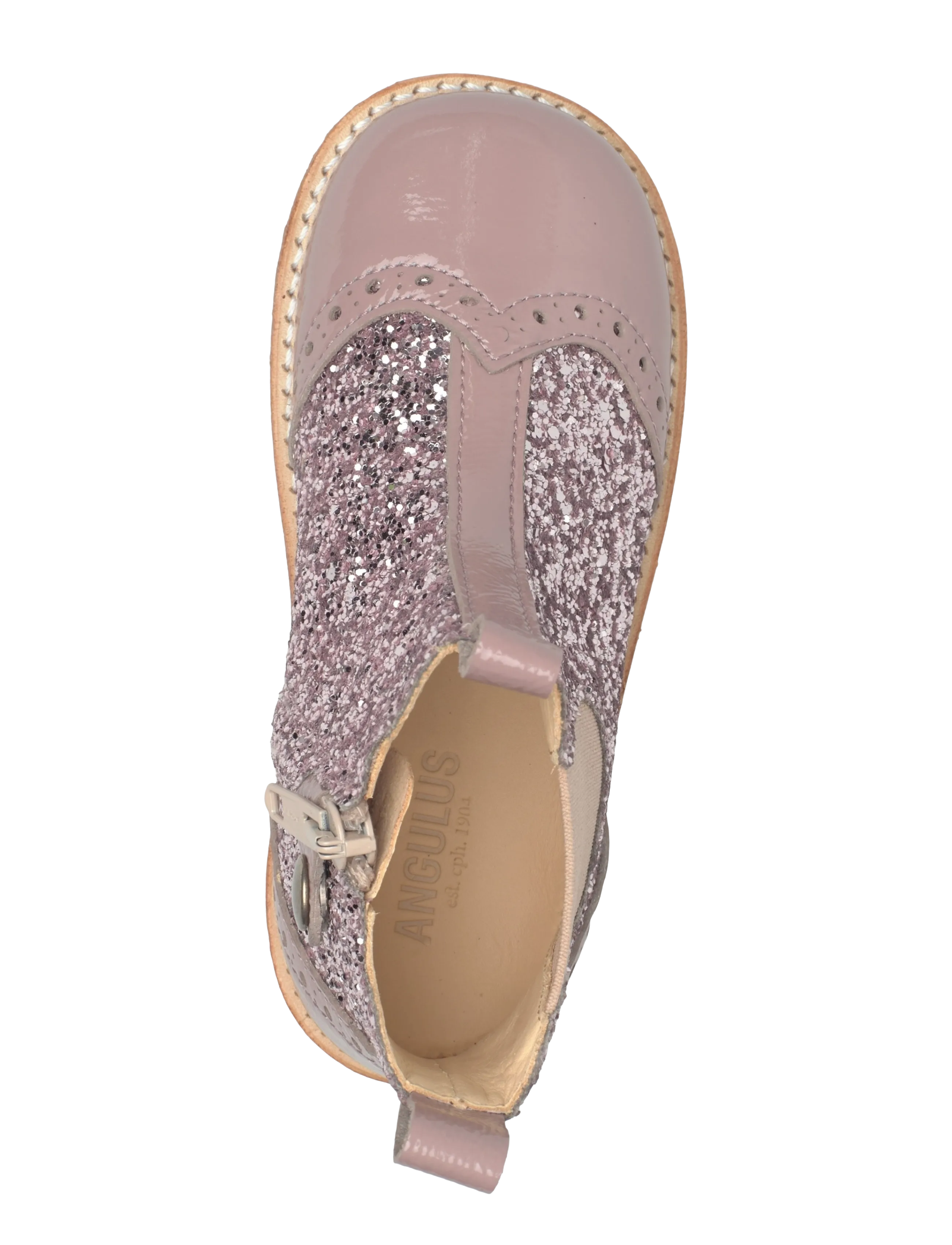 ANGULUS - Booties - flat - with zipper - støvler - 1387/4033/077 faded rose/bloss - 3