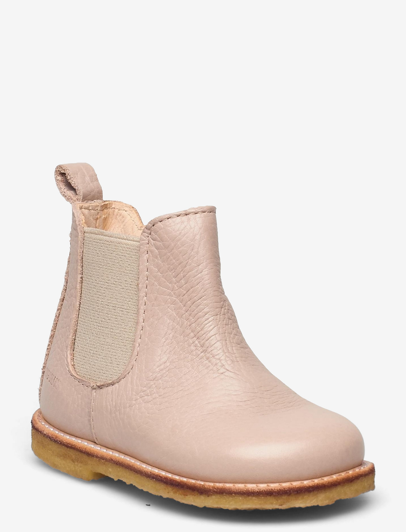 ANGULUS - Booties - flat - with zipper - 2553/010 powder/beige - 0