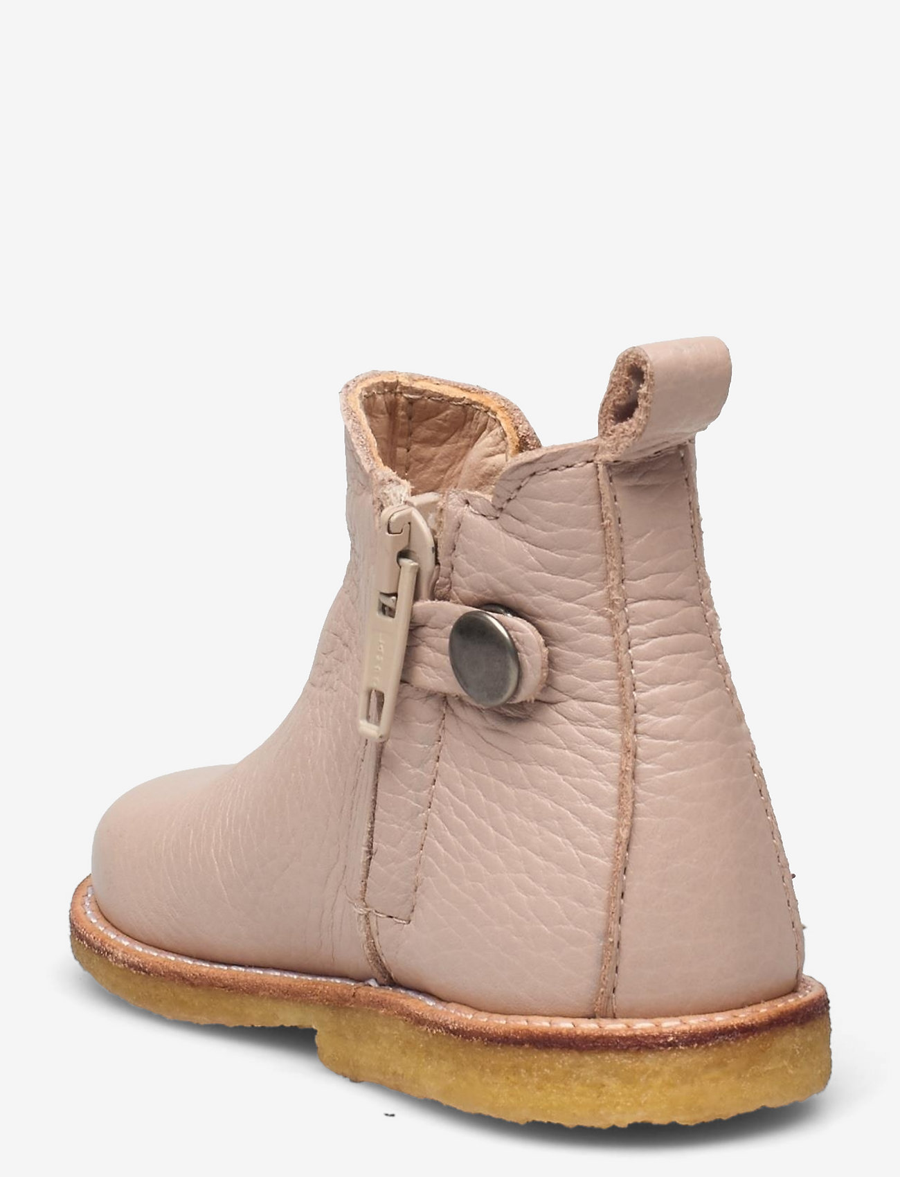 ANGULUS - Booties - flat - with zipper - 2553/010 powder/beige - 2