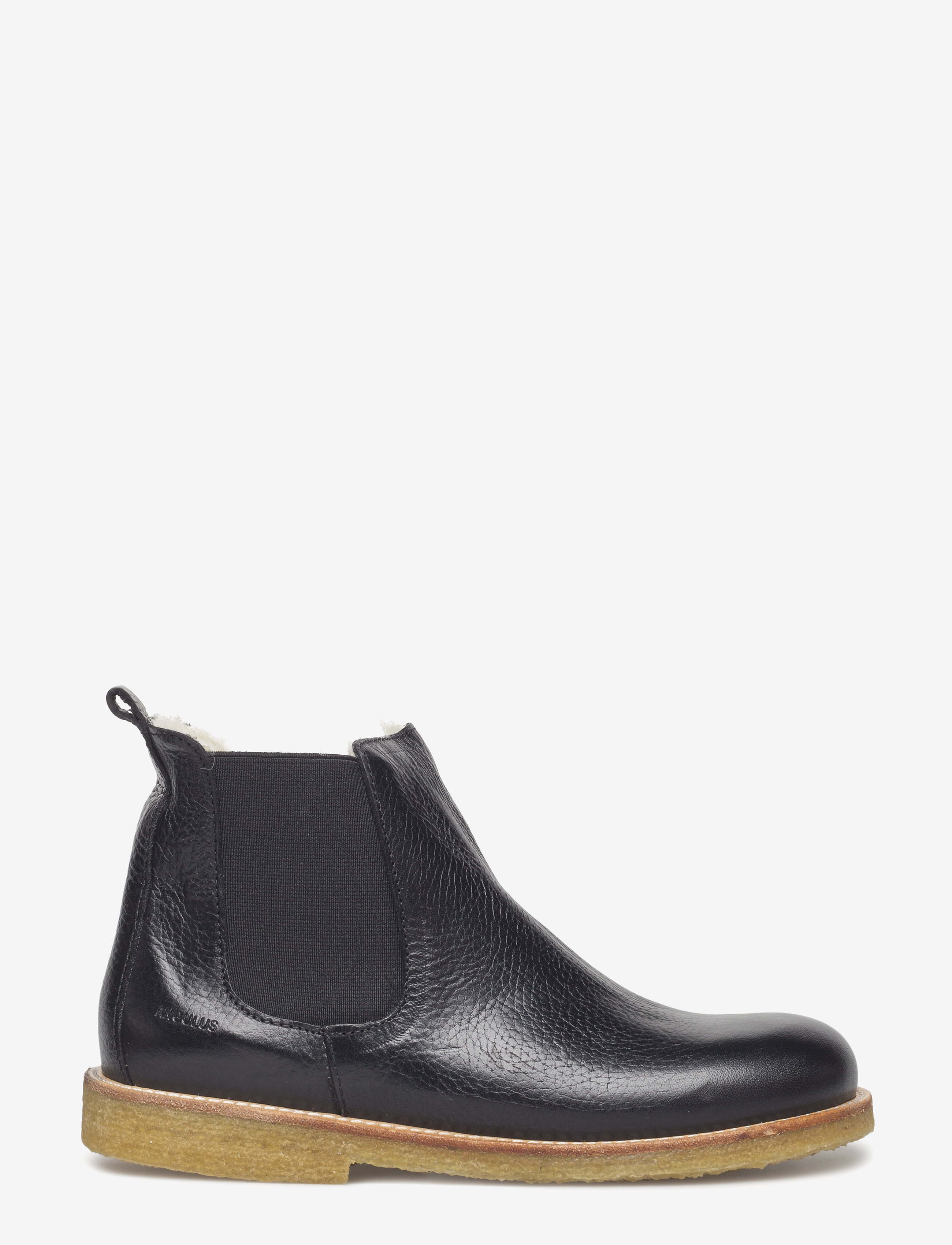 ANGULUS - Booties - flat - with elastic - 2504/001 black/black - 1