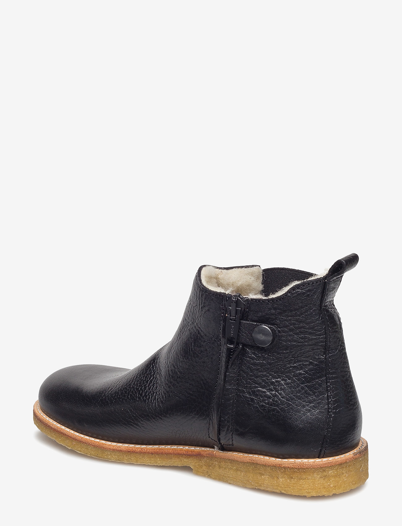 ANGULUS - Booties - flat - with elastic - 2504/001 black/black - 4
