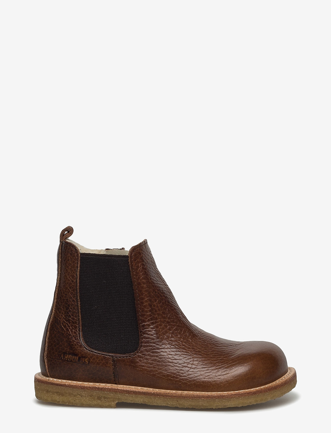 ANGULUS - Booties - flat - with elastic - sko - 2509/002 medium brown/medium b - 1