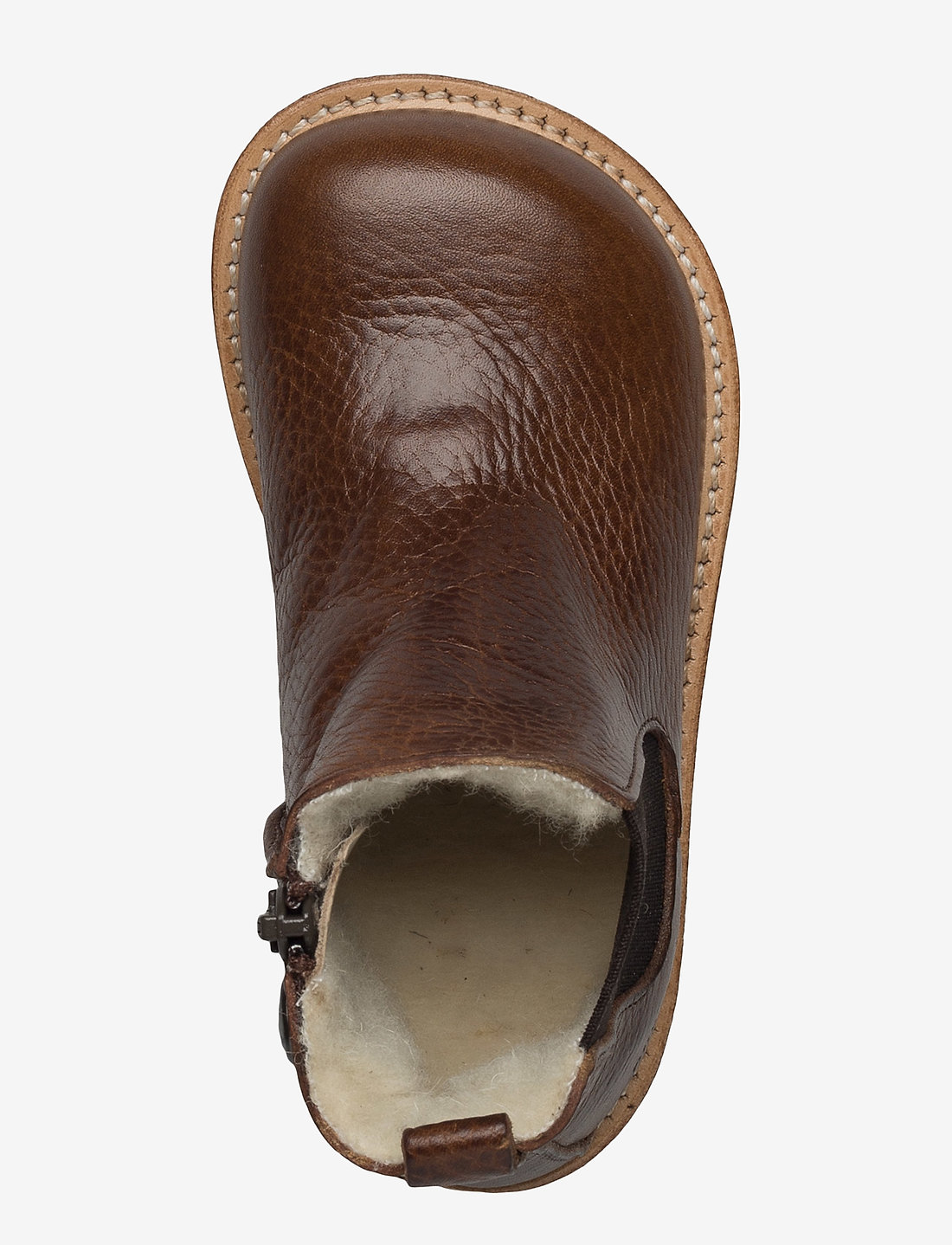 ANGULUS - Booties - flat - with elastic - sko - 2509/002 medium brown/medium b - 3