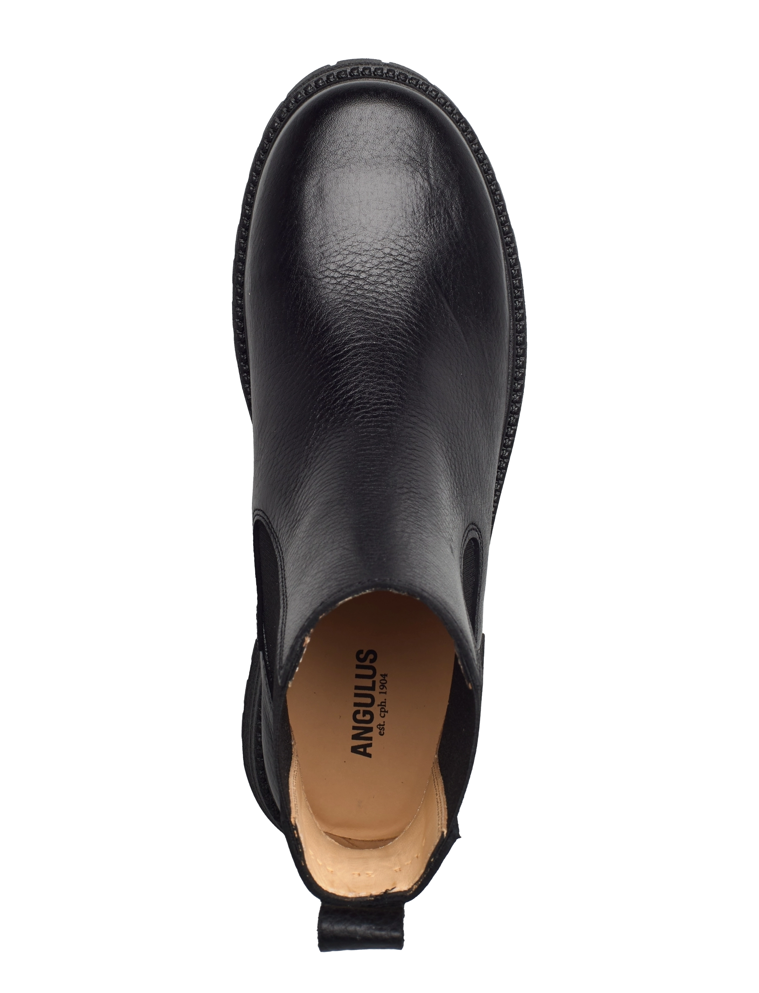 ANGULUS - Booties - flat - with elastic - 1933/001 black/black - 3