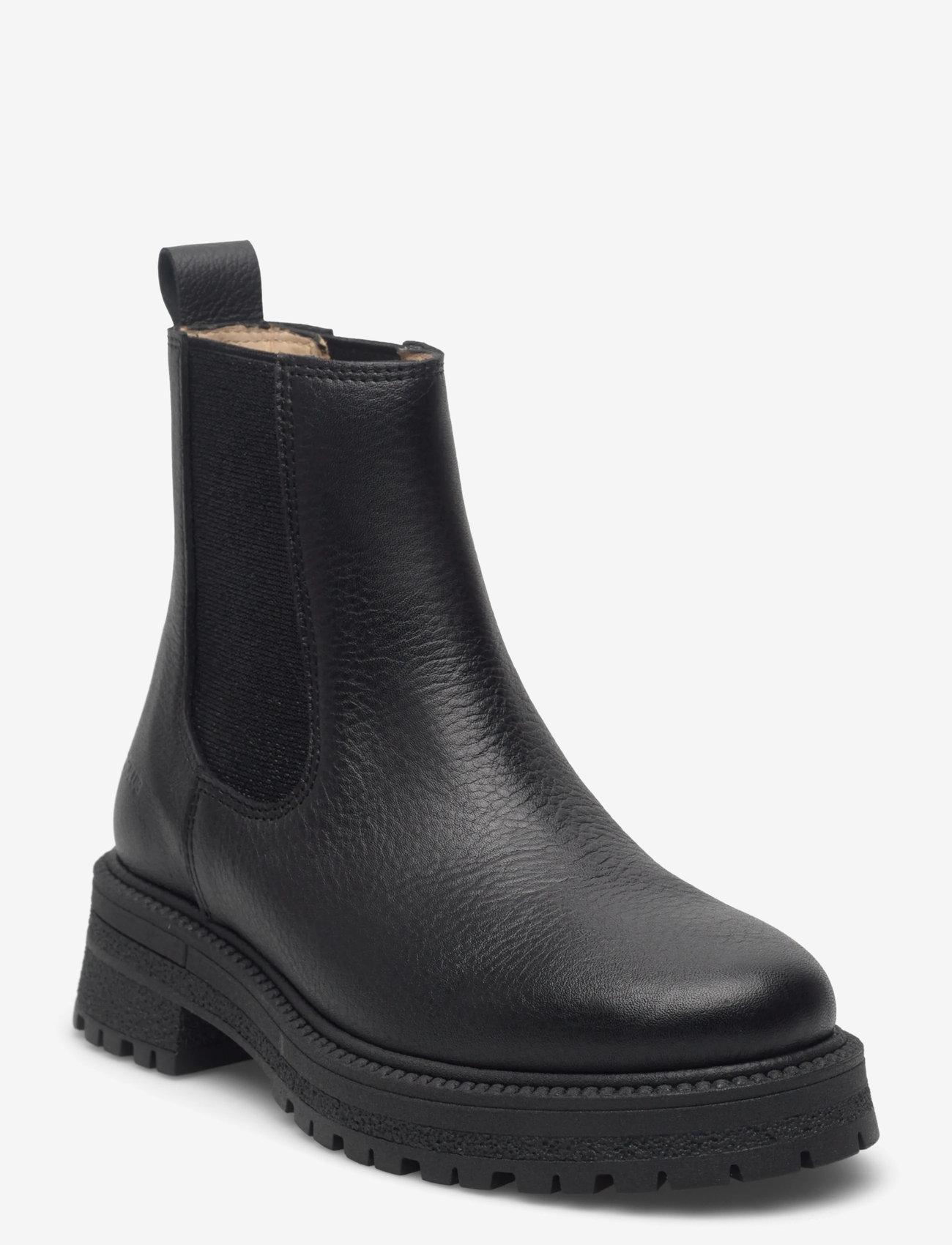 ANGULUS - Booties - flat - with elastic - herbstschuhe - 1933/071 black/black glitter e - 0