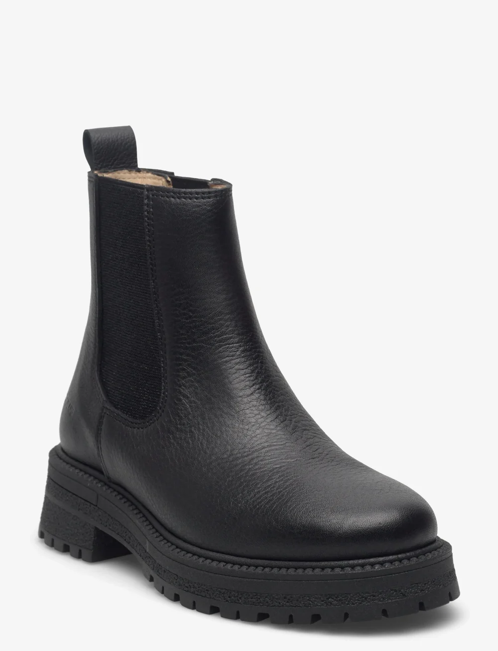 ANGULUS - Booties - flat - with elastic - skor - 1933/071 black/black glitter e - 0