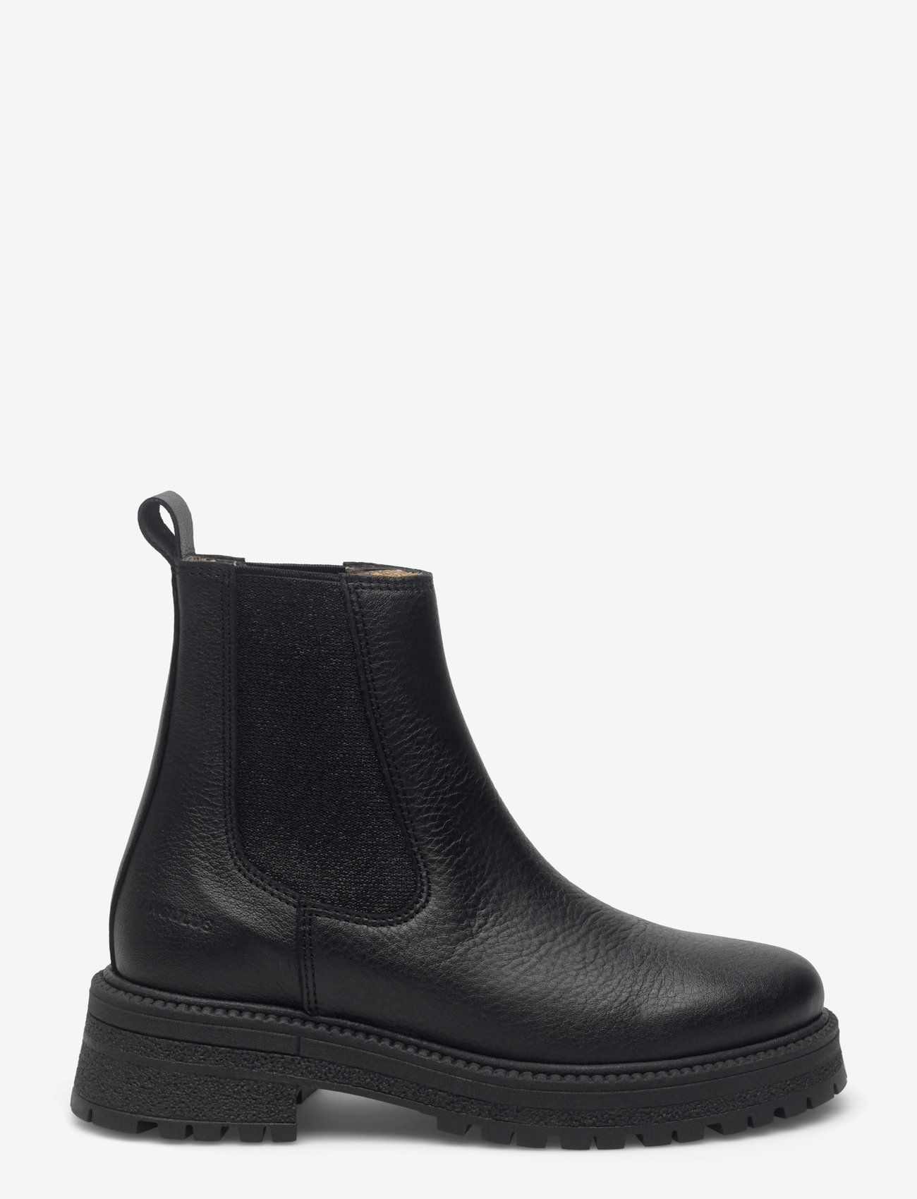 ANGULUS - Booties - flat - with elastic - herbstschuhe - 1933/071 black/black glitter e - 1