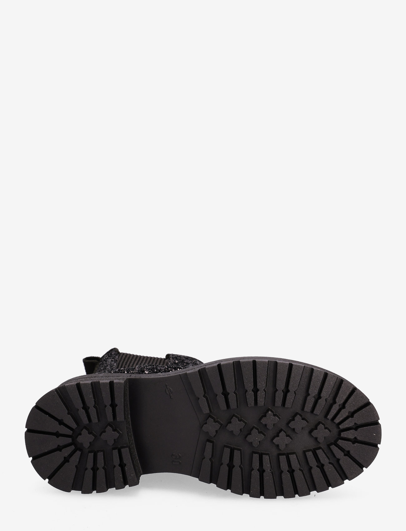 ANGULUS - Booties - flat - with elastic - fall shoes - 2486/1163/019 black gltiter/bl - 4