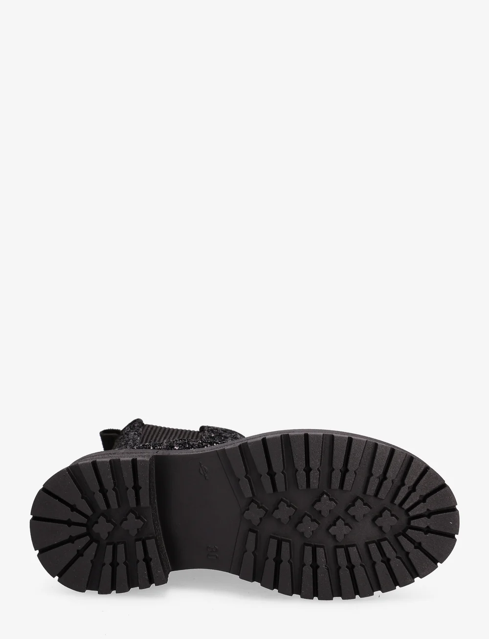 ANGULUS - Booties - flat - with elastic - sko - 2486/1163/019 black gltiter/bl - 4