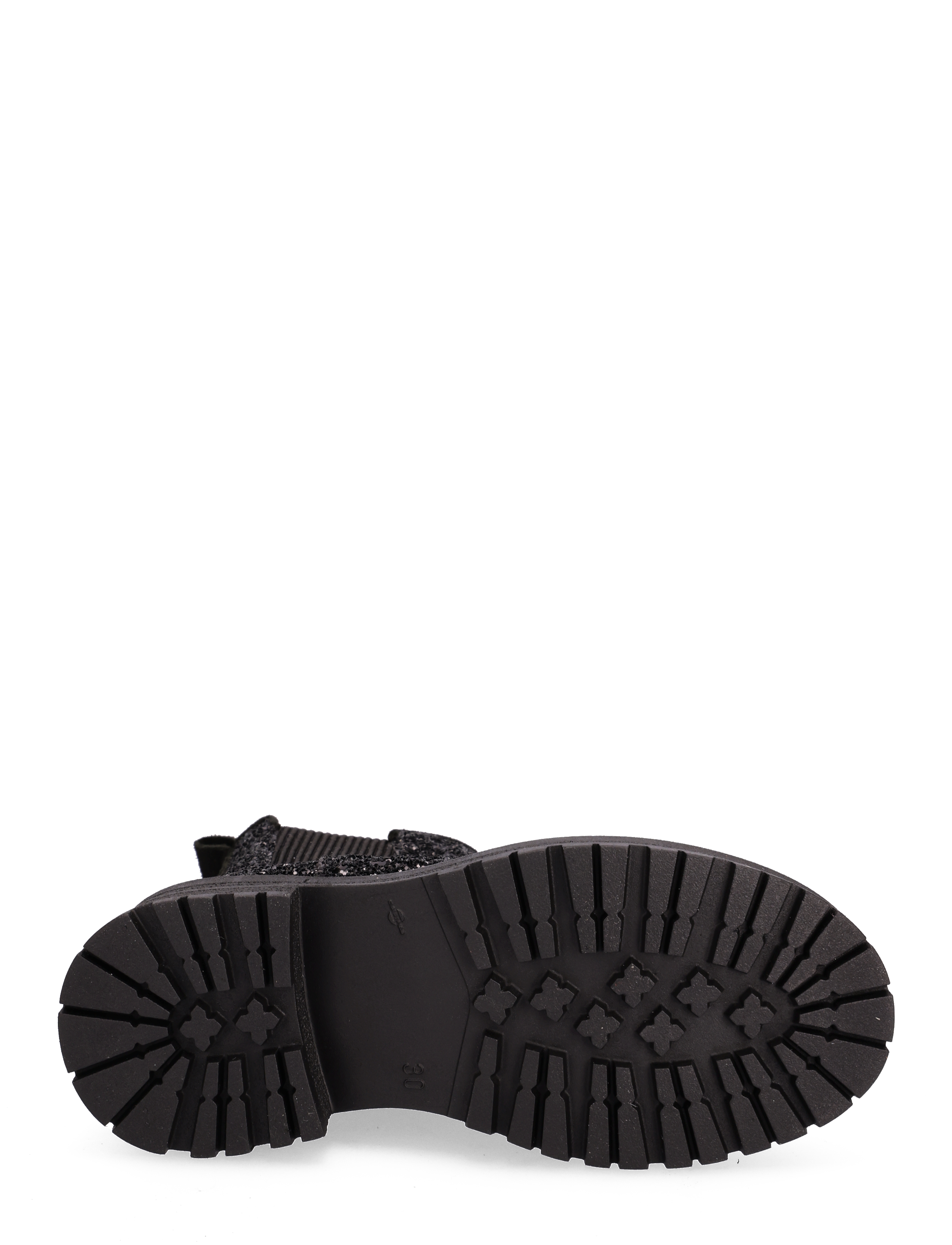 ANGULUS - Booties - flat - with elastic - talvesaapad - 2486/1163/019 black gltiter/bl - 4