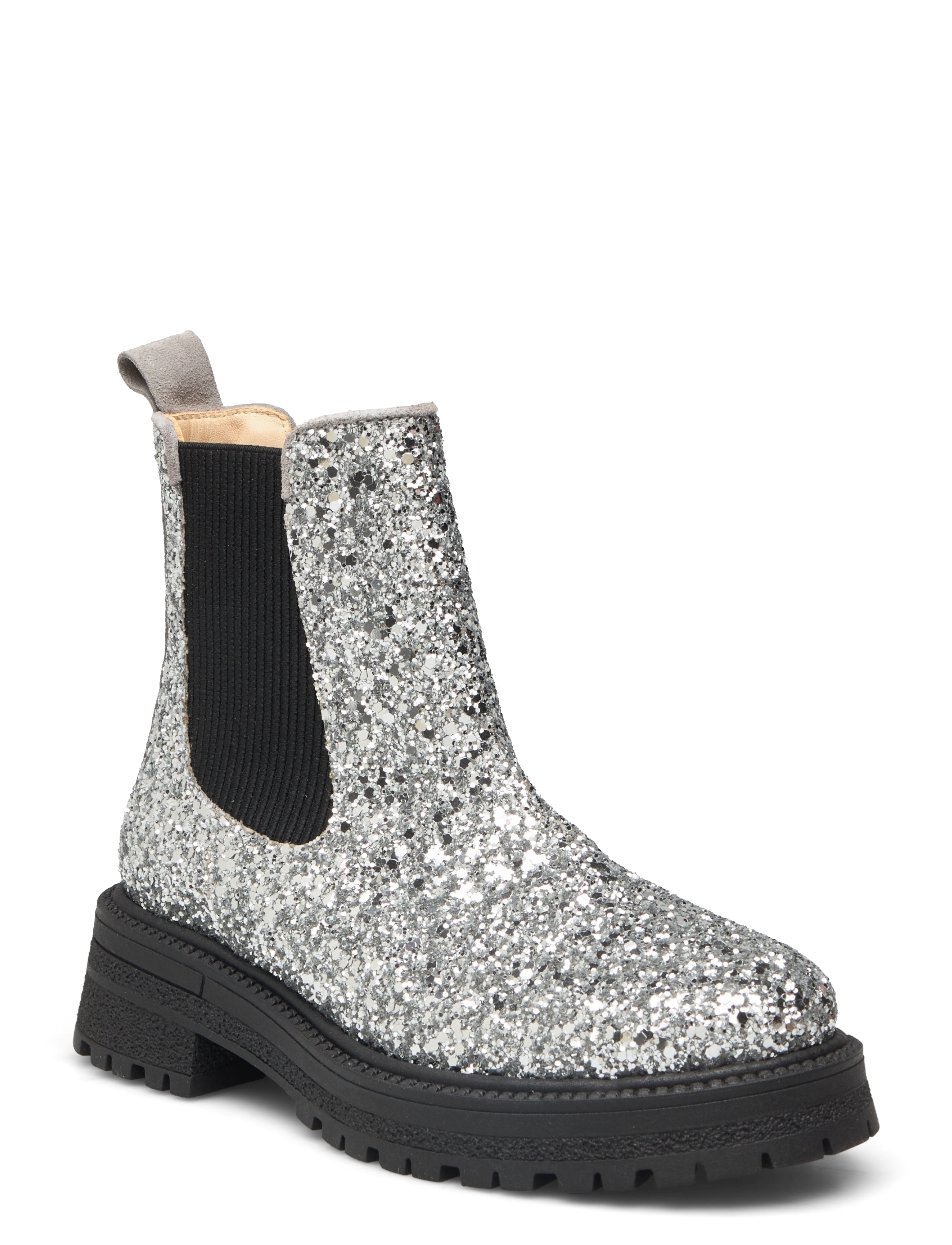 ANGULUS Booties - Flach - With Elastic Silber - 35 - Kinder