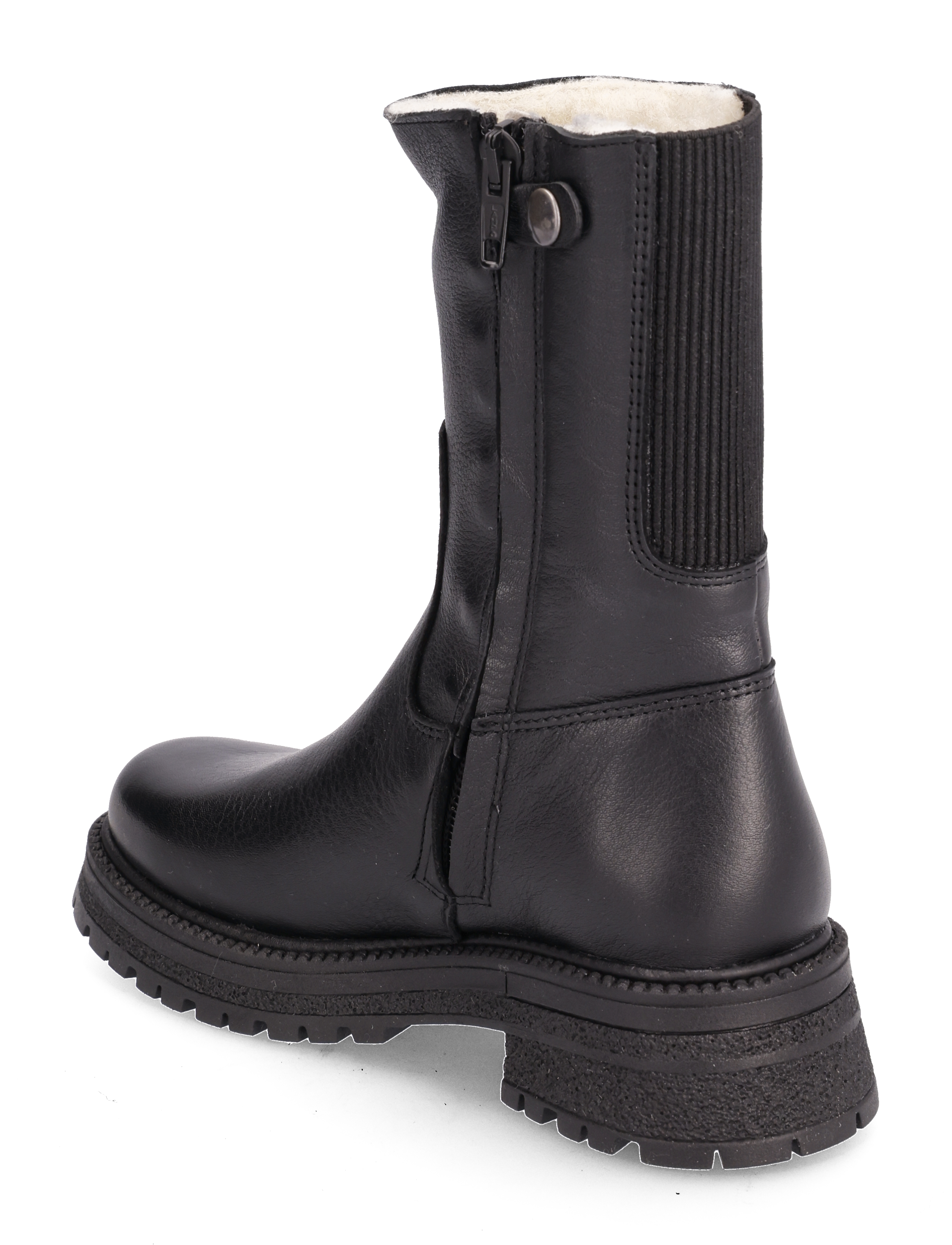 ANGULUS - Booties - flat - with elastic - herbstschuhe - 1933/019 black/black - 3