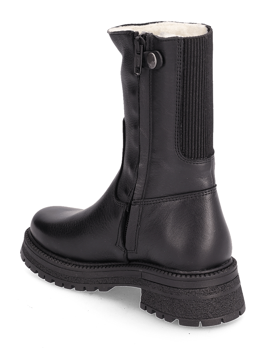 ANGULUS - Booties - flat - with elastic - stiefel - 1933/019 black/black - 3