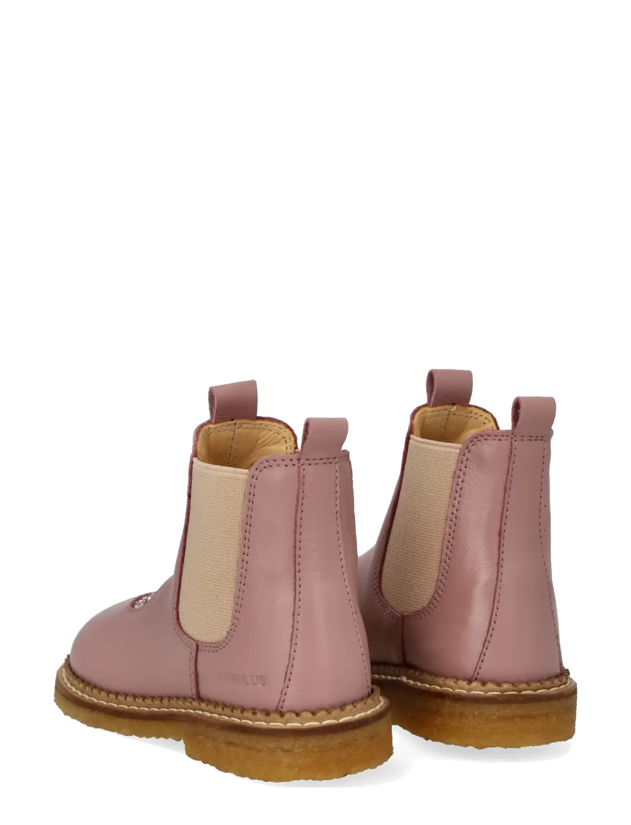 ANGULUS - Booties - flat - with elastic - schuhe - 4070/4033/077 faded rose/bloss - 2