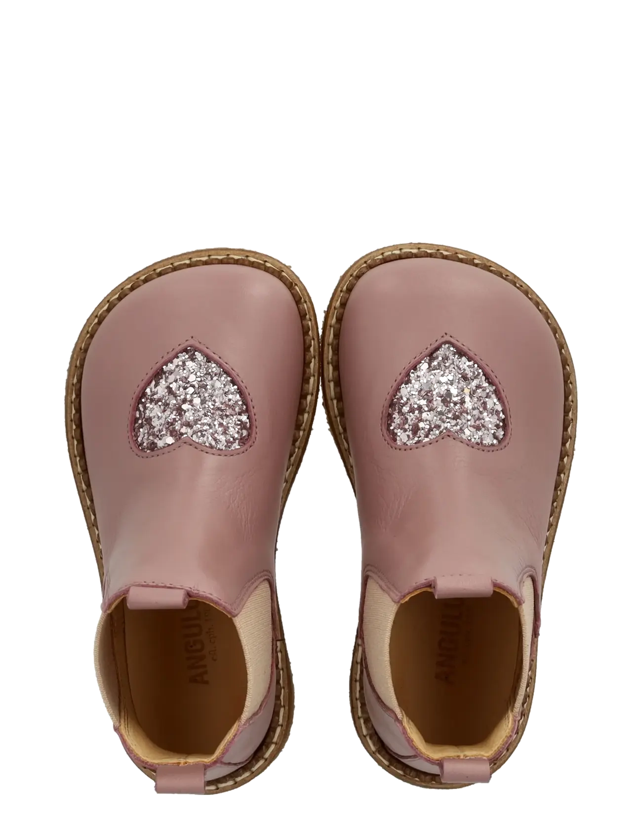 ANGULUS - Booties - flat - with elastic - schuhe - 4070/4033/077 faded rose/bloss - 3