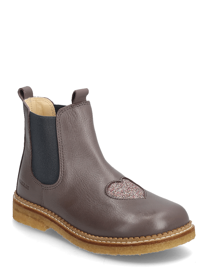 ANGULUS - Booties - flat - with elastic - skor - 4071/4030/018 lavender/multi f - 0