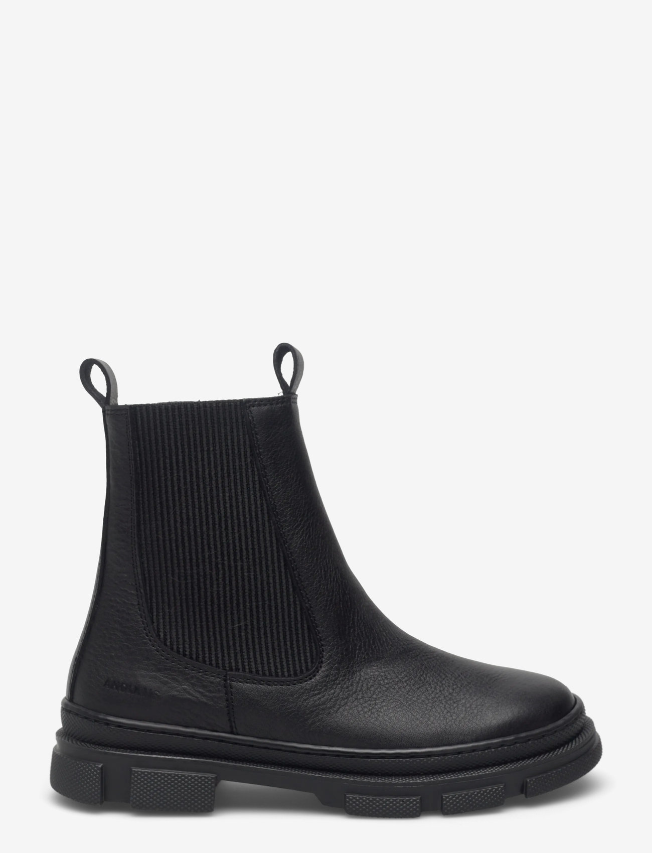 ANGULUS - Booties - flat - with elastic - efterårssko - 1933/019 black/black - 1