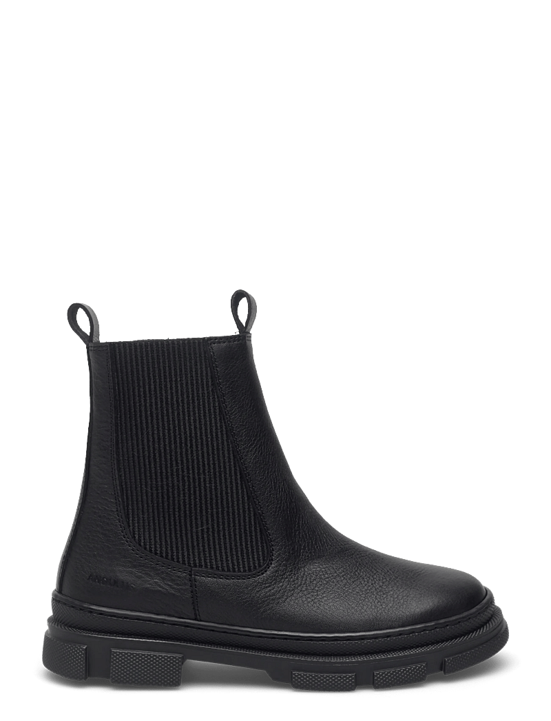 ANGULUS - Booties - flat - with elastic - kingad - 1933/019 black/black - 1