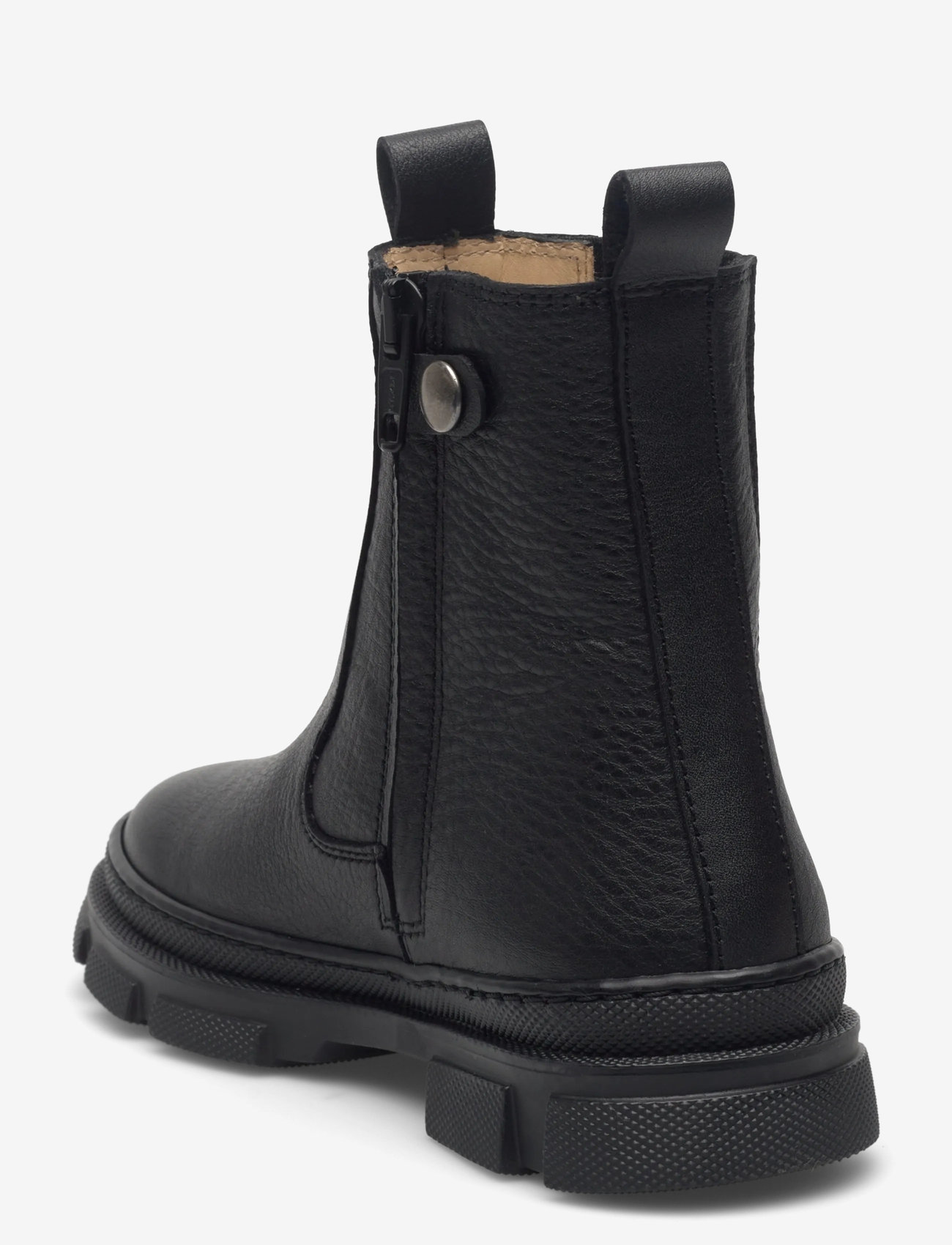 ANGULUS - Booties - flat - with elastic - efterårssko - 1933/019 black/black - 2