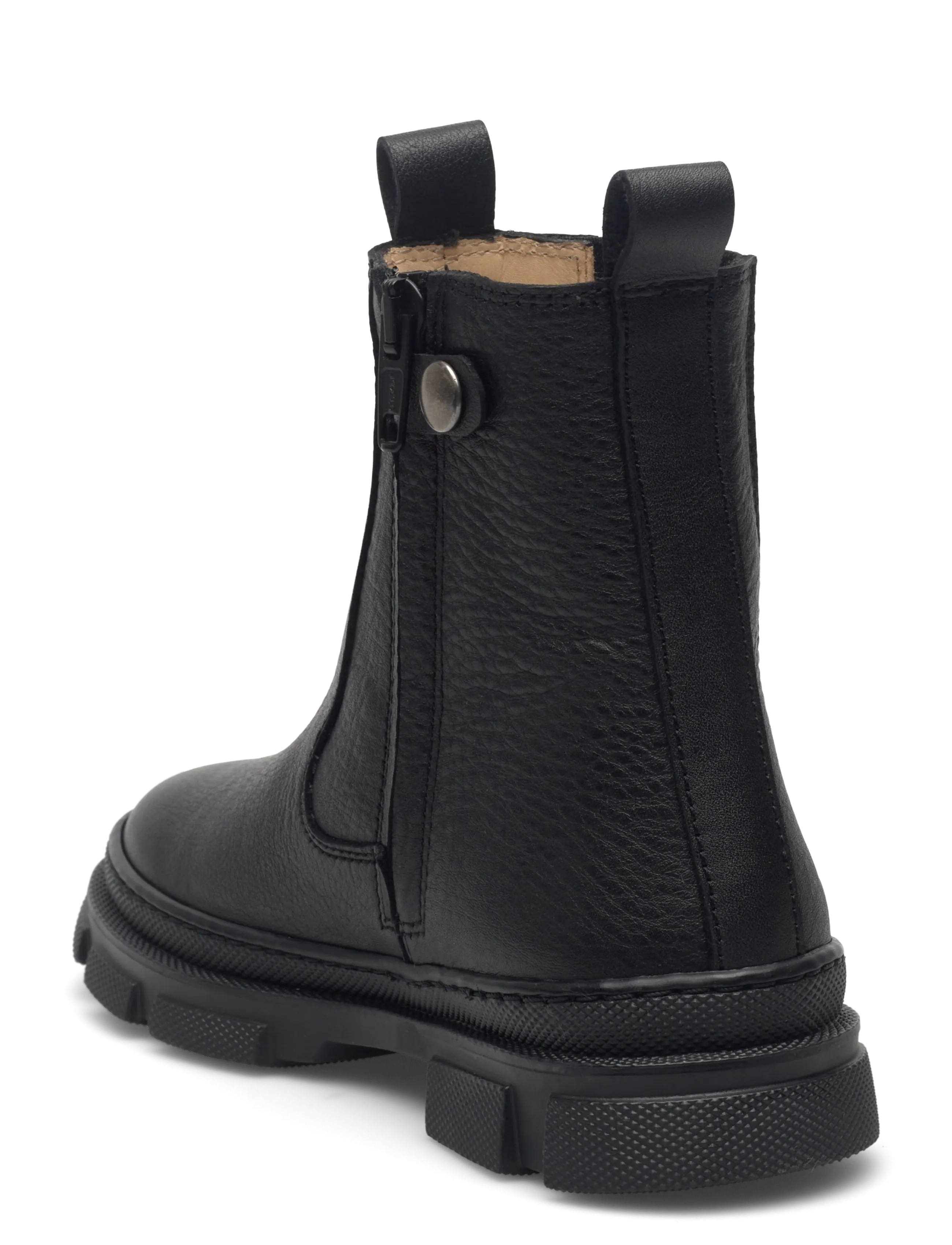 ANGULUS - Booties - flat - with elastic - efterårssko - 1933/019 black/black - 2