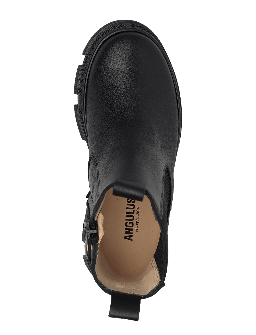 ANGULUS - Booties - flat - with elastic - schuhe - 1933/019 black/black - 3