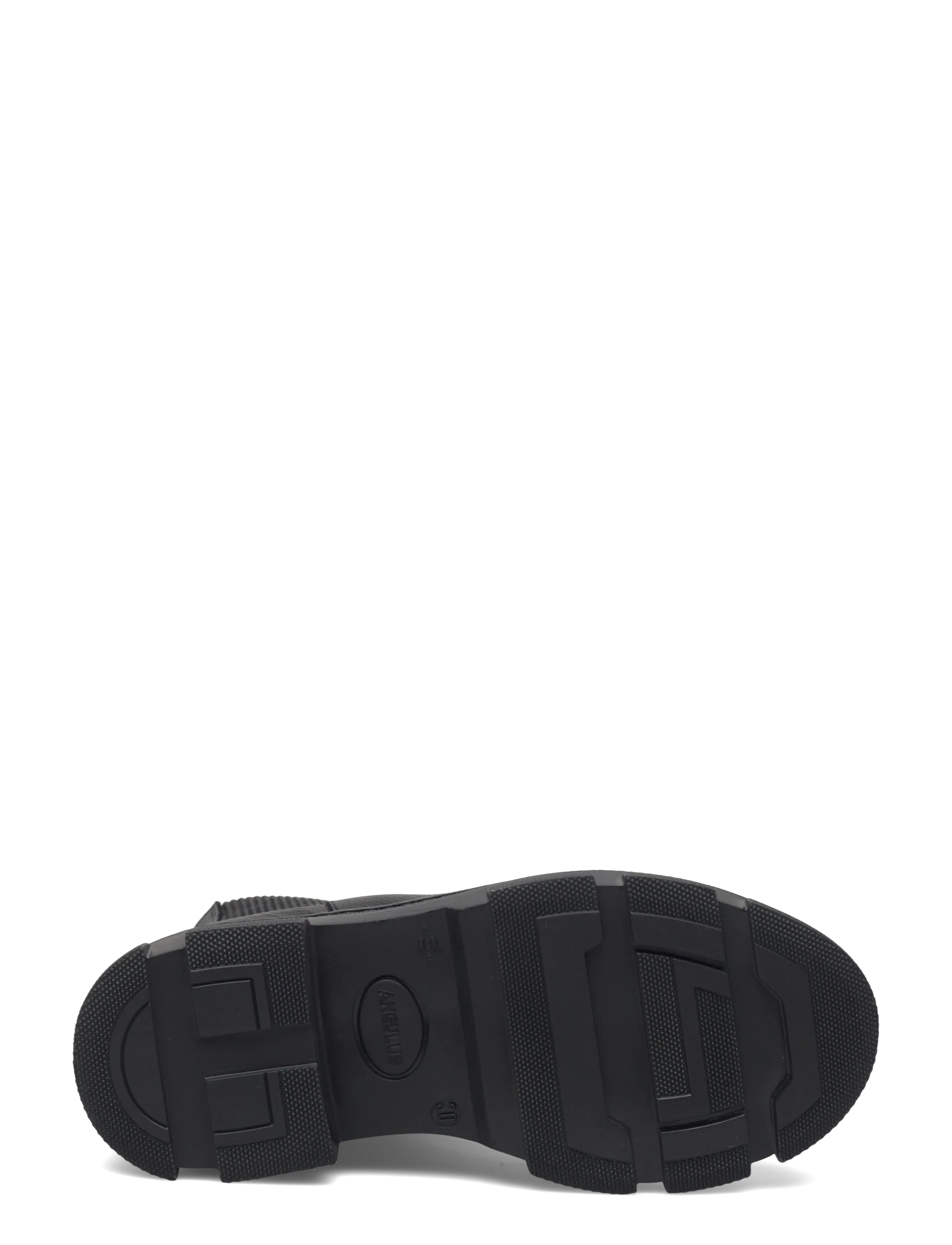 ANGULUS - Booties - flat - with elastic - efterårssko - 1933/019 black/black - 4