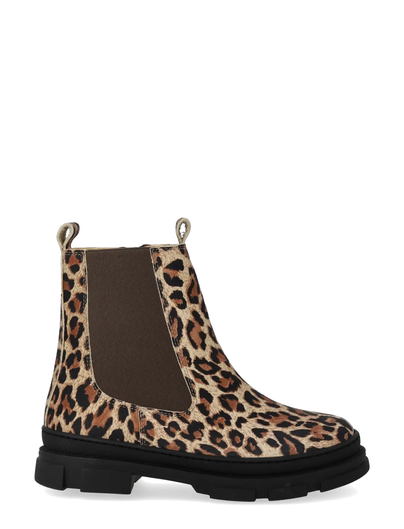 ANGULUS - Booties - flat - with elastic - kingad - 4020/003 beige leo/brown elast - 1