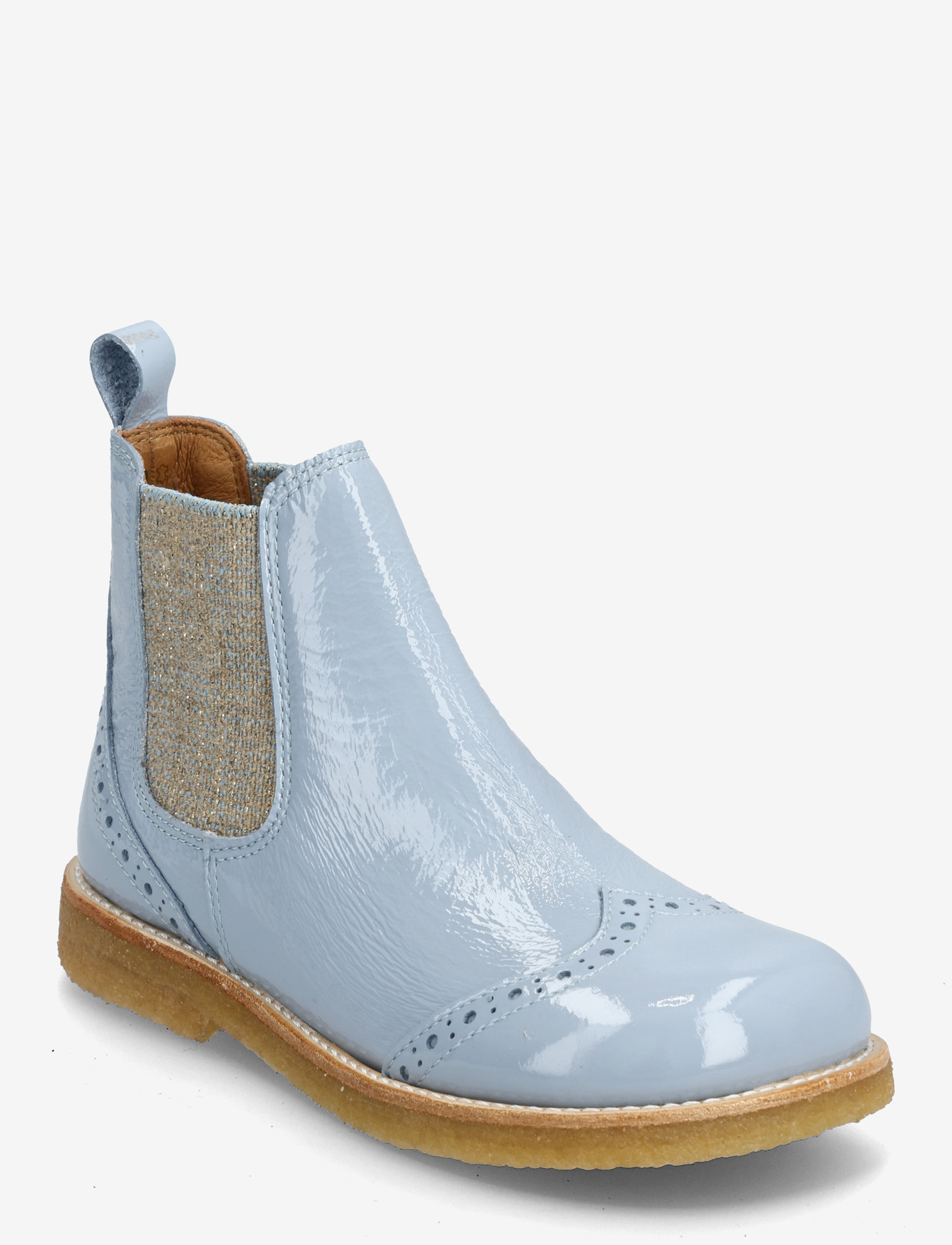 ANGULUS - Booties - flat - with elastic - shoes - 1331/049 sky blue/blue glitter - 0