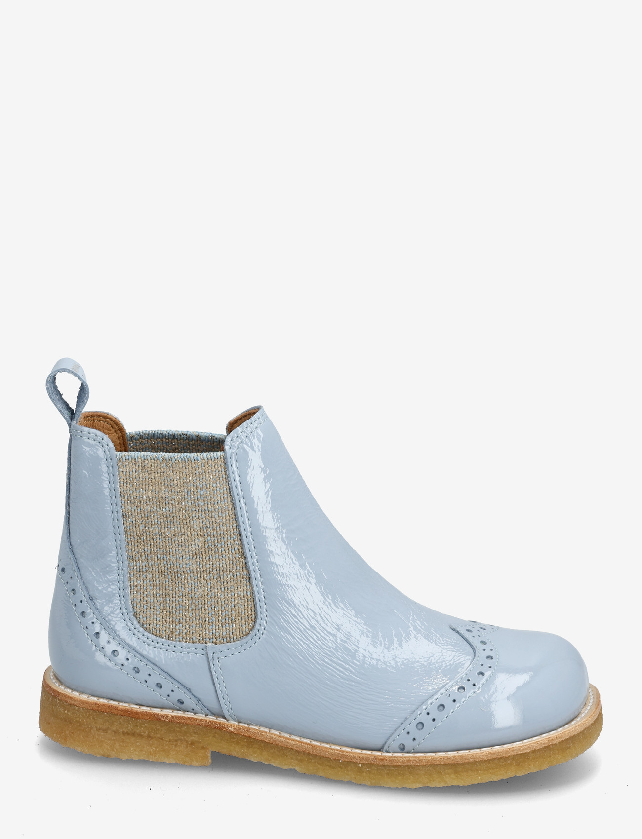ANGULUS - Booties - flat - with elastic - shoes - 1331/049 sky blue/blue glitter - 1